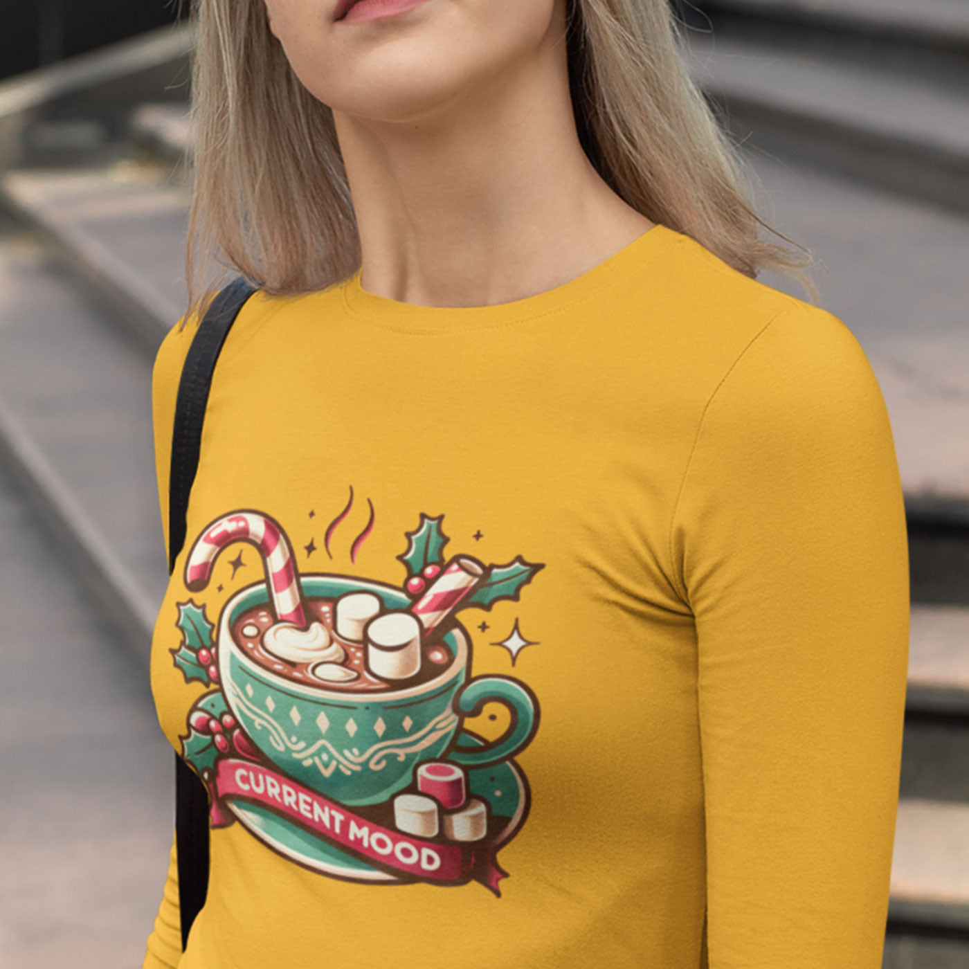 Current Mood - Festive Hot Cocoa Christmas | Unisex Long Sleeve