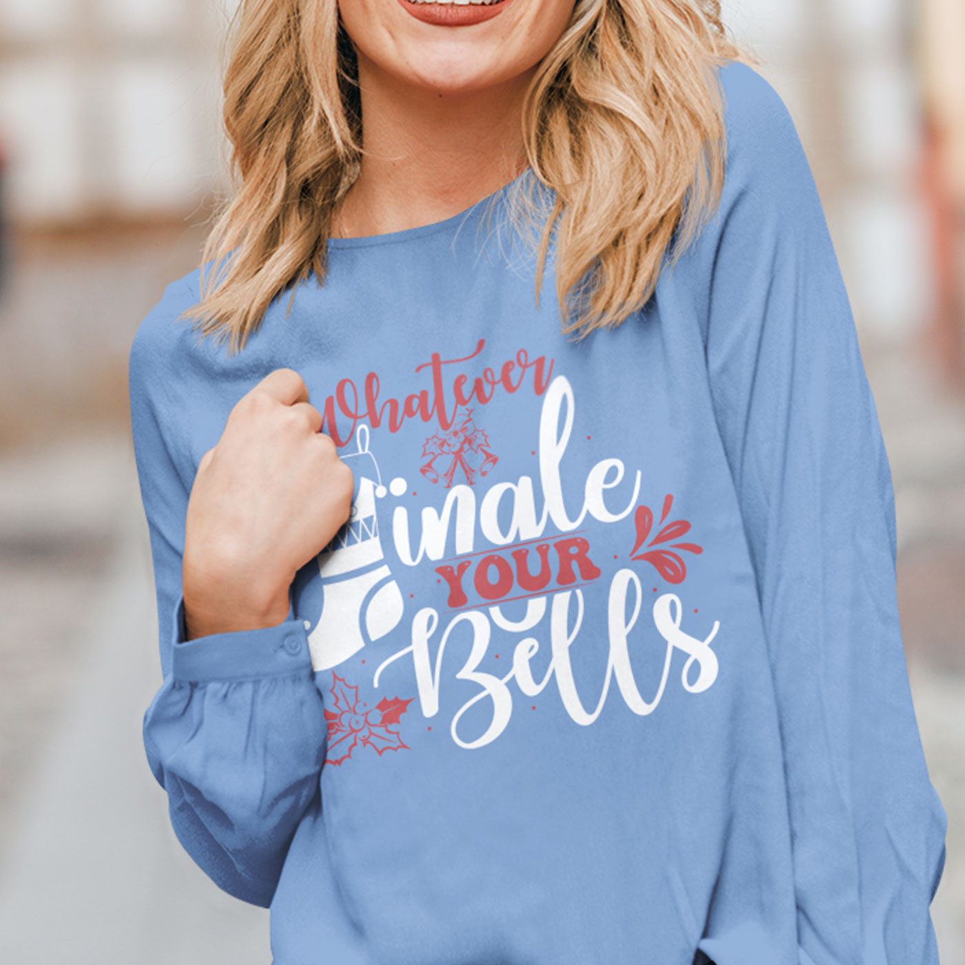 Whatever Jingles Your Bells | Funny Christmas | Unisex Long Sleeve