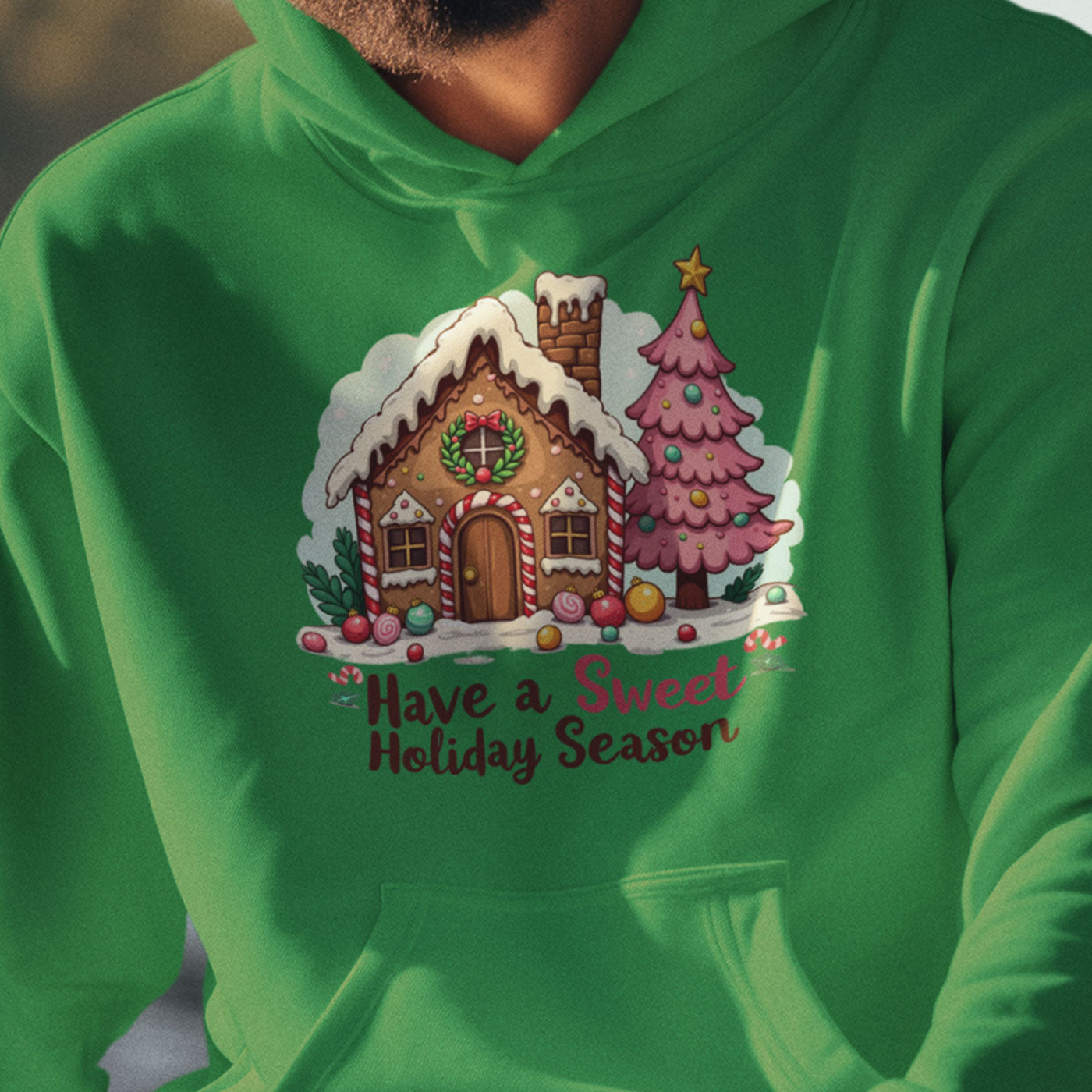 Have a Sweet Holiday Season | Gingerbread House Christmas | Unisex Hoodie