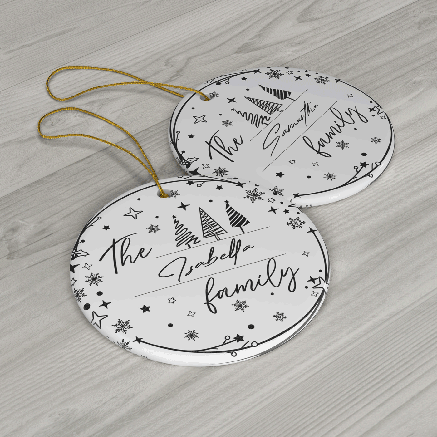 Home Sweet Home | Christmas in New Home State | Ceramic Ornament