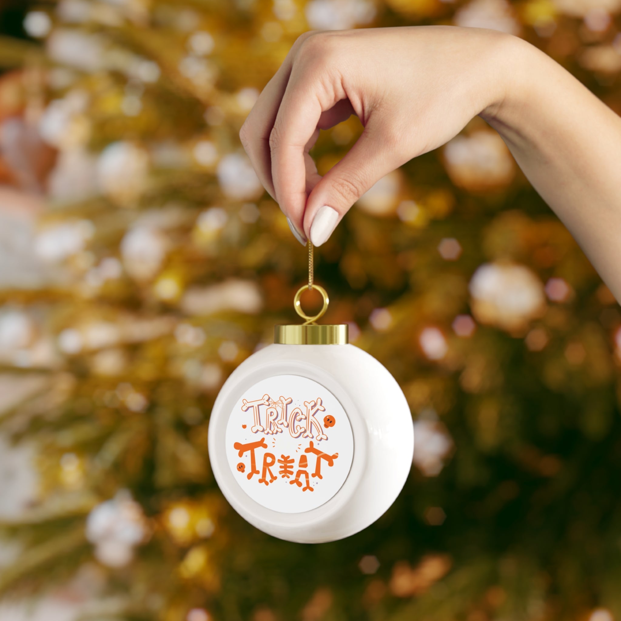 Halloween Trick or Treat | Christmas Ball Ornament