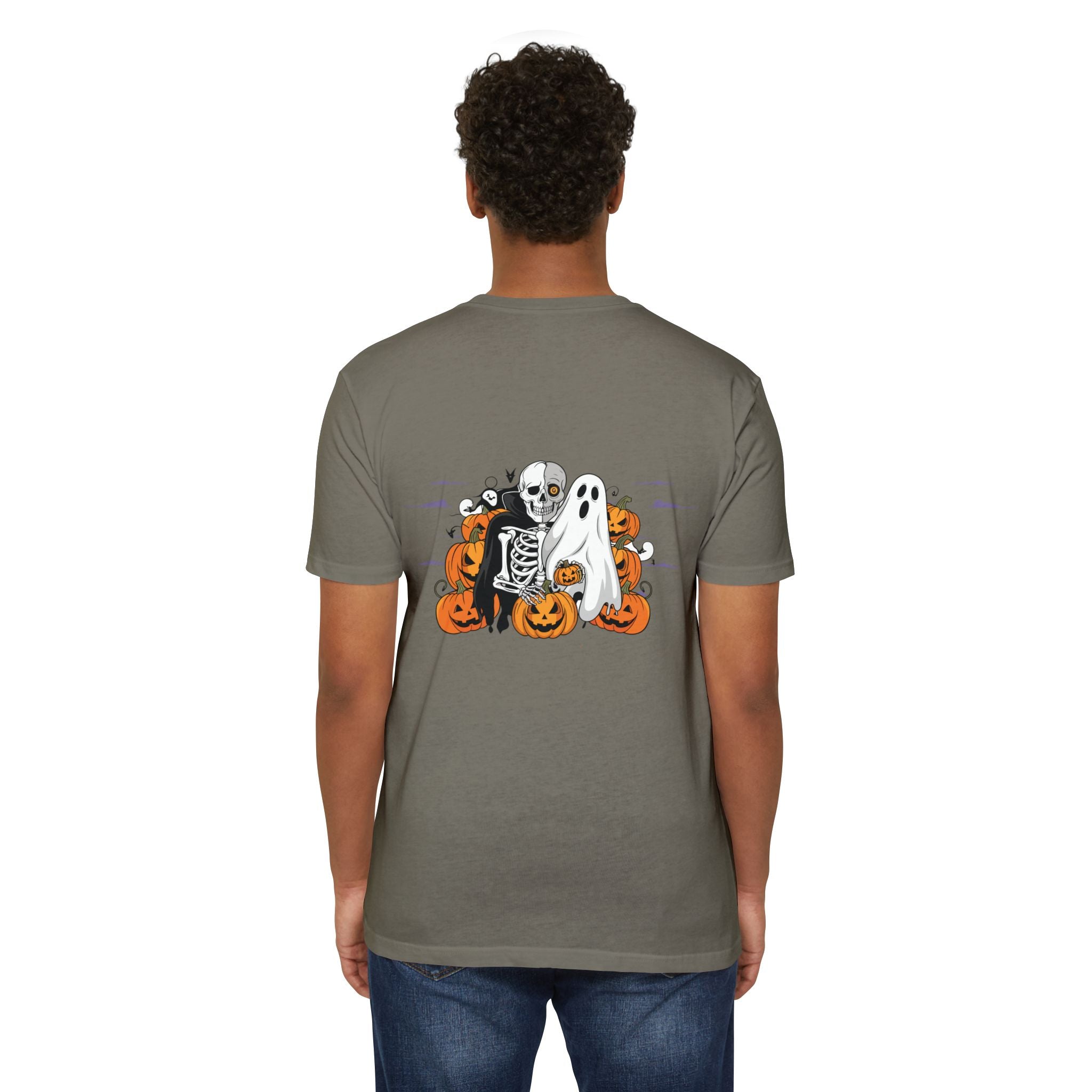 Halloween with Bats | Unisex CVC Jersey T-shirt