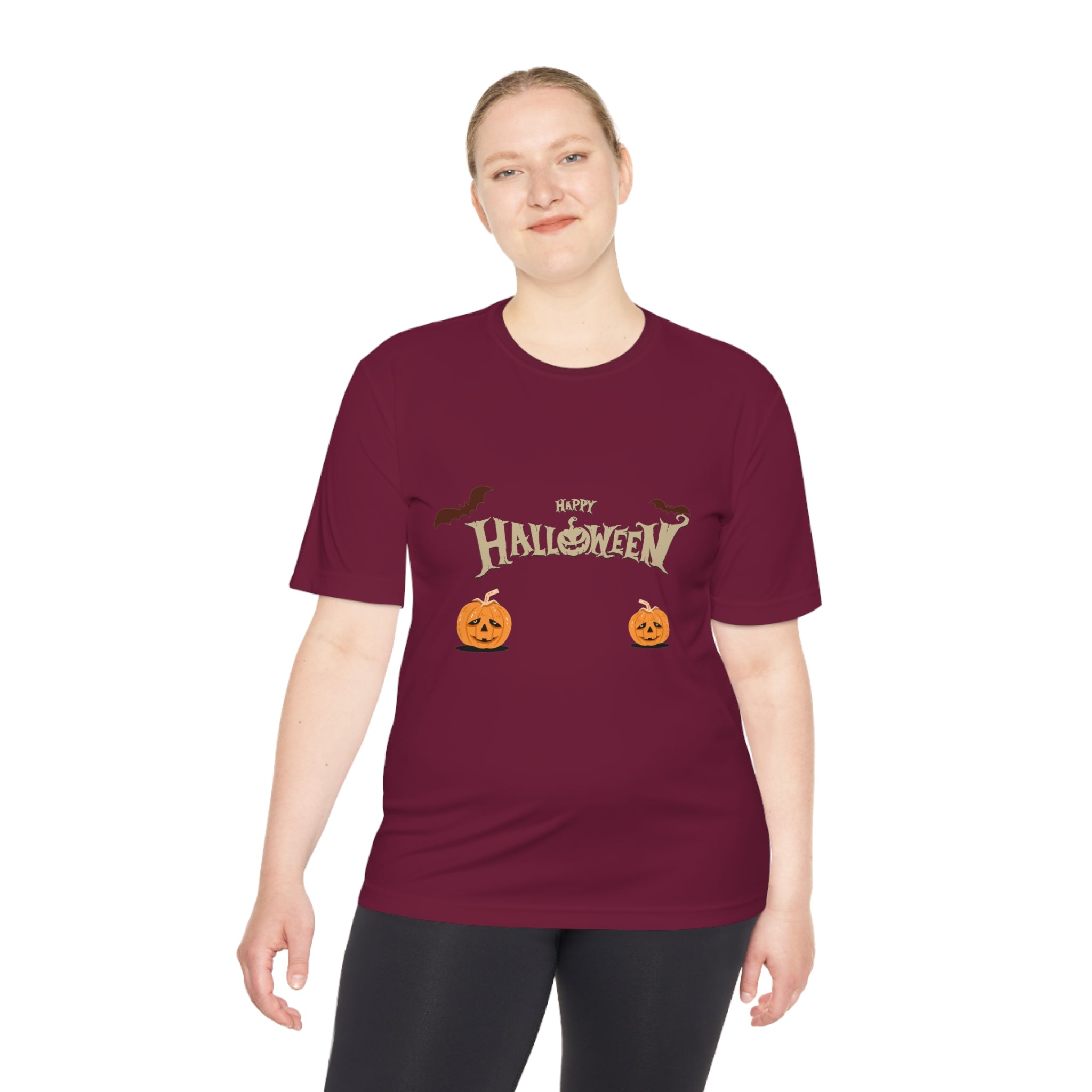 Halloween with Pumpkins | Unisex Moisture Wicking Tee