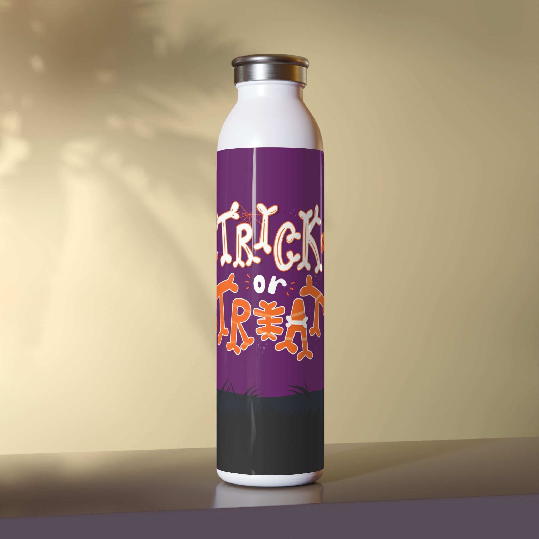 Halloween Trick or Treat |  Slim Water Bottle