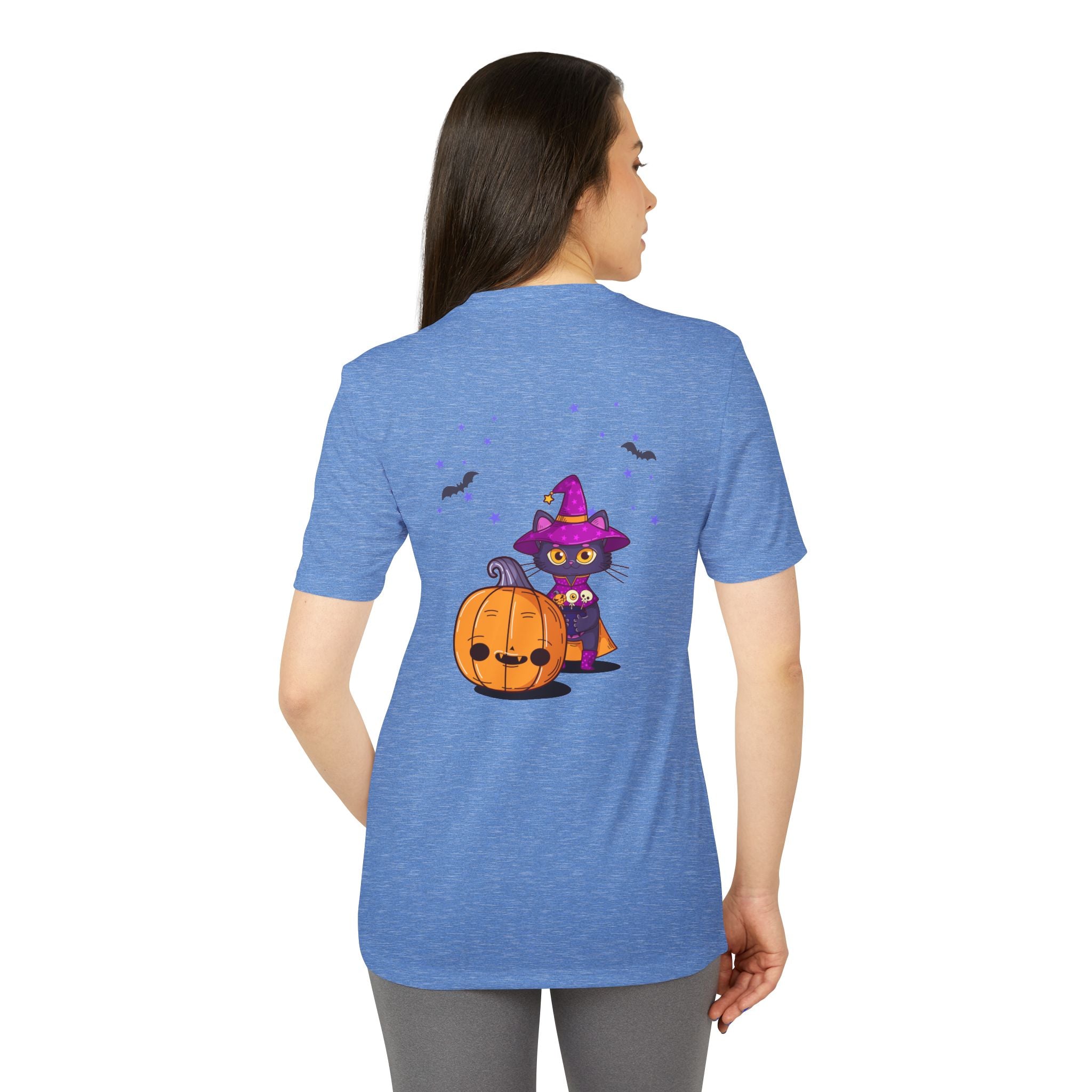 Halloween with Witch's Cats | adidas Unisex Sport T-shirt