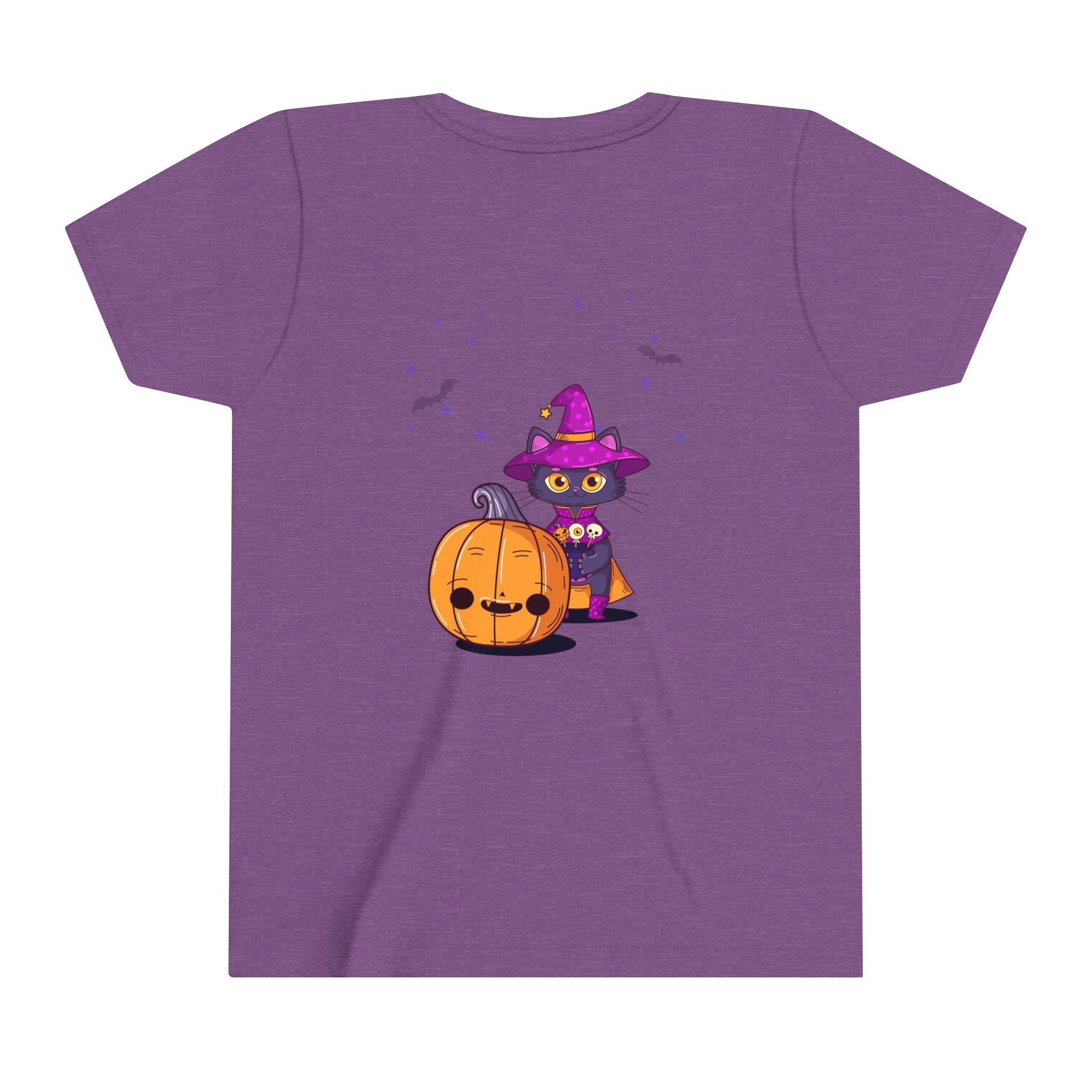 Halloween with Witch's Cats | Youth Short Sleeve Tee