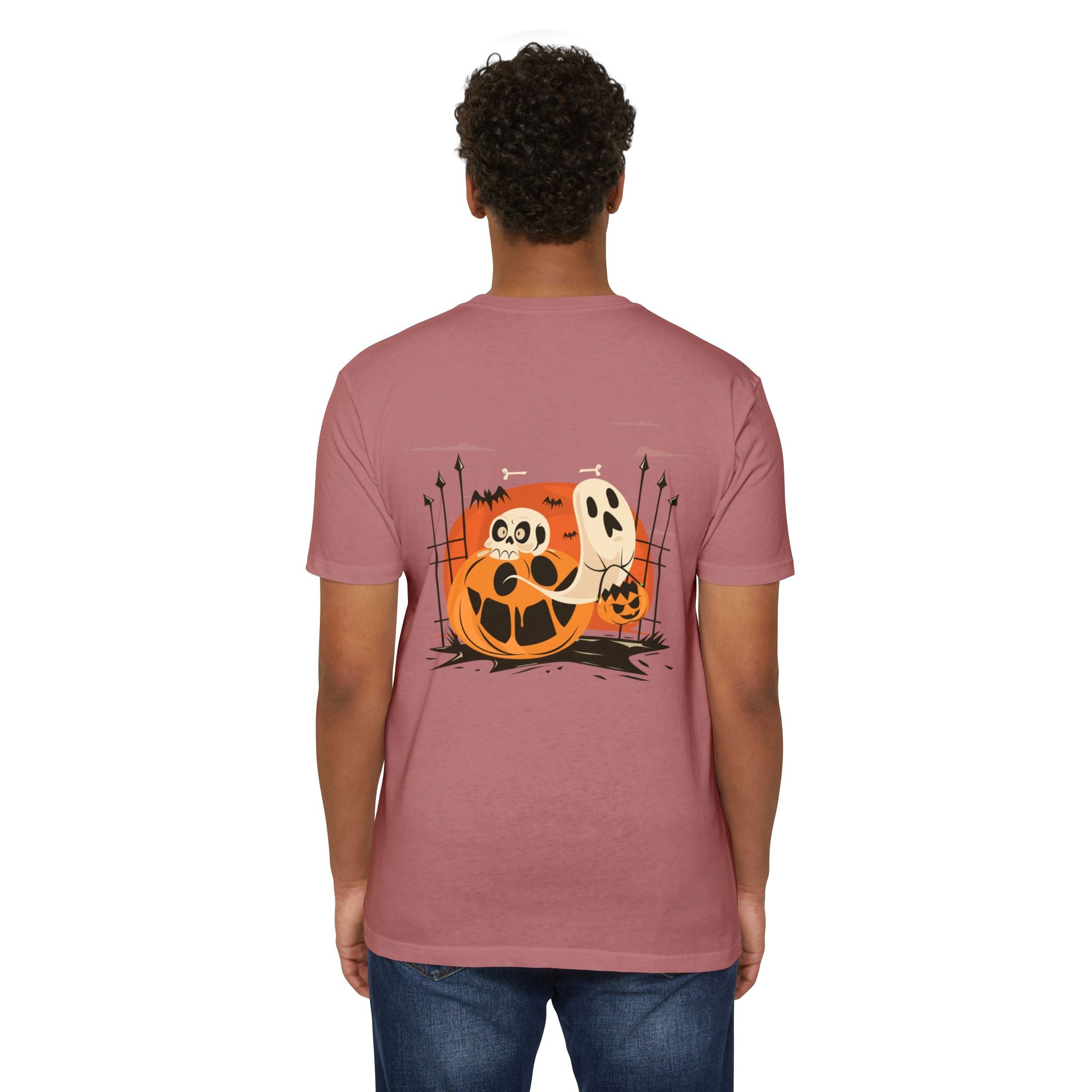 Halloween with Pumpkins | Unisex CVC Jersey T-shirt