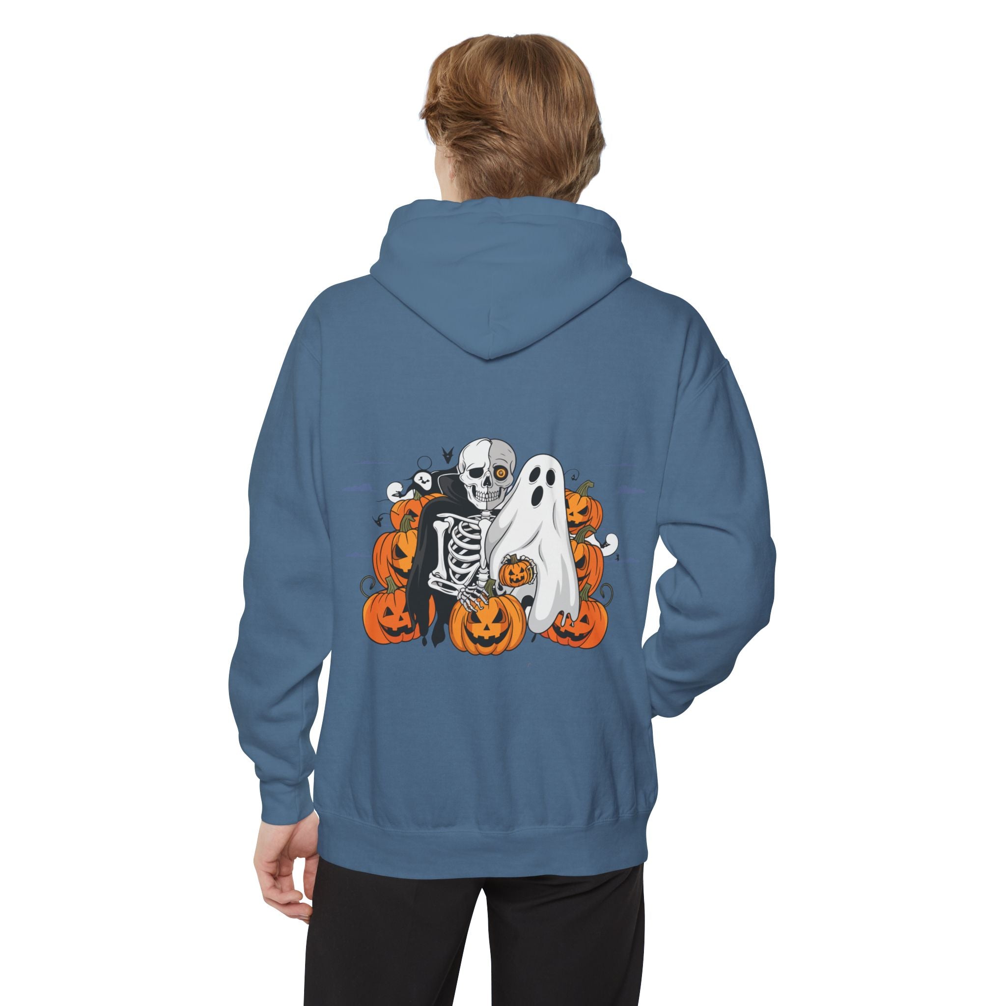 Halloween with Bats | Unisex Garment-Dyed Hoodie