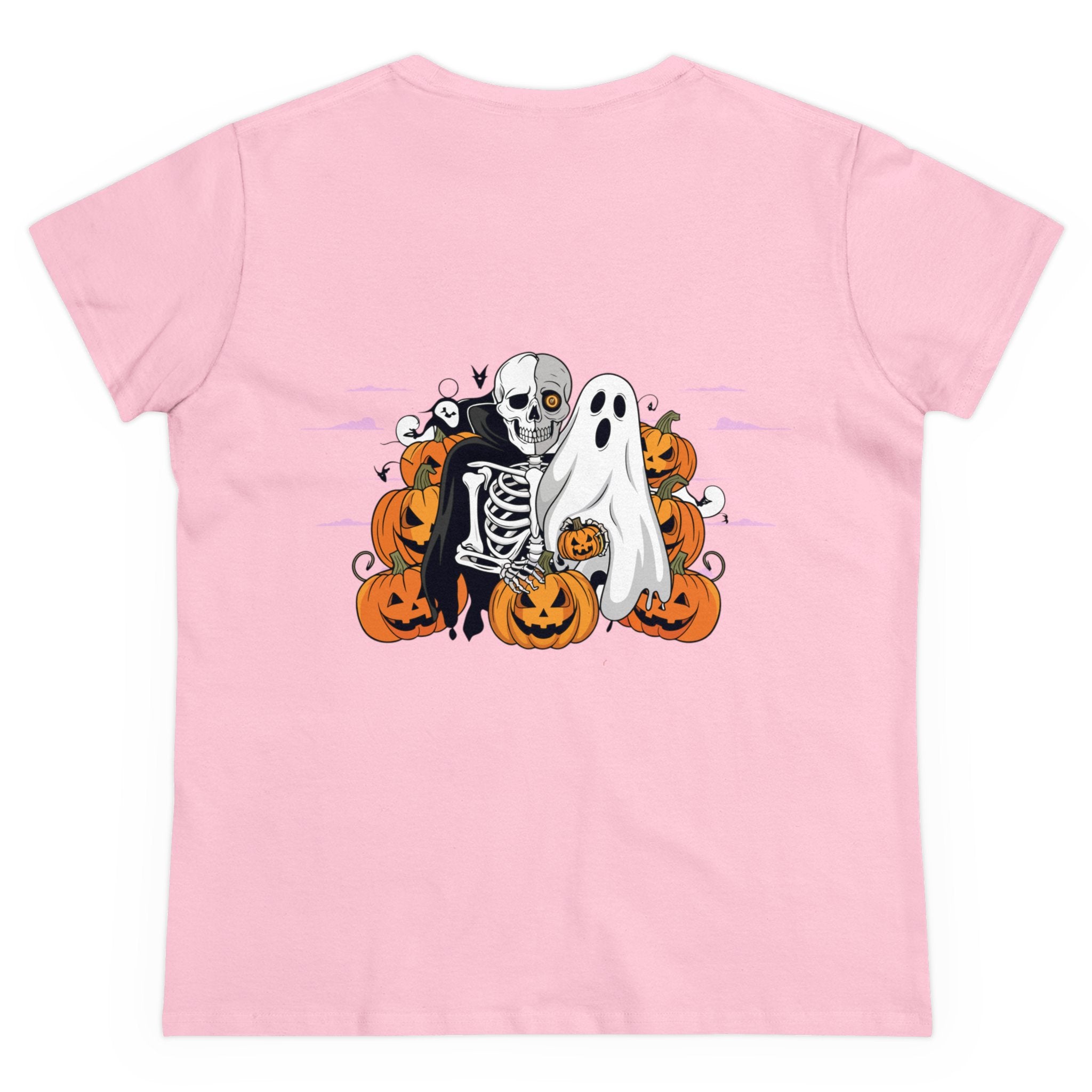 Halloween with Bats | Women's Midweight Cotton Tee