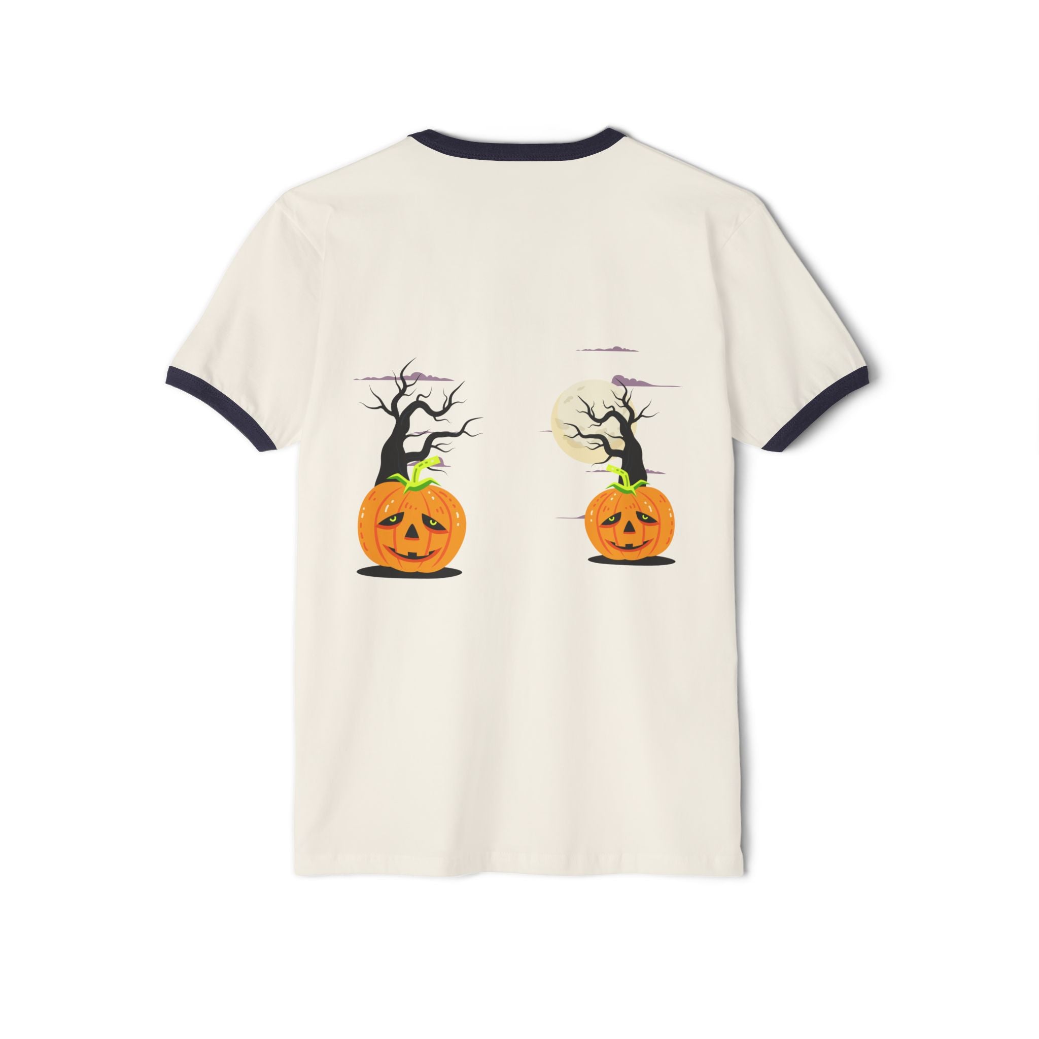 Halloween is Better with Cats | Unisex Cotton Ringer T-Shirt