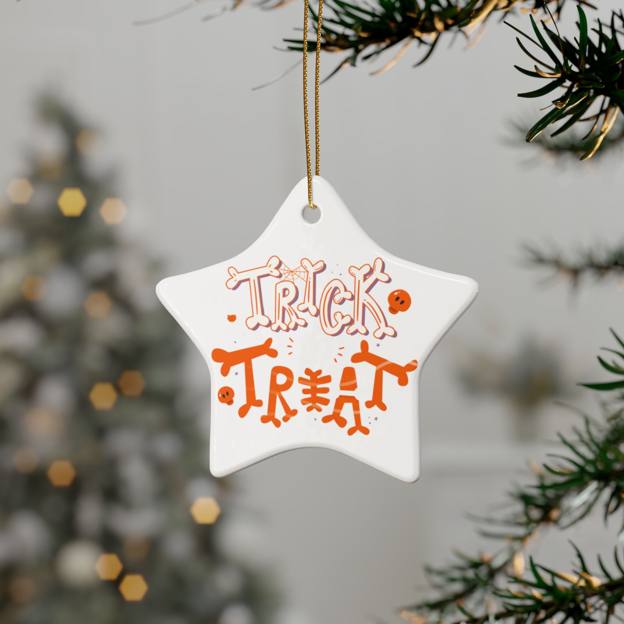 Halloween Trick or Treat | Ceramic Ornaments
