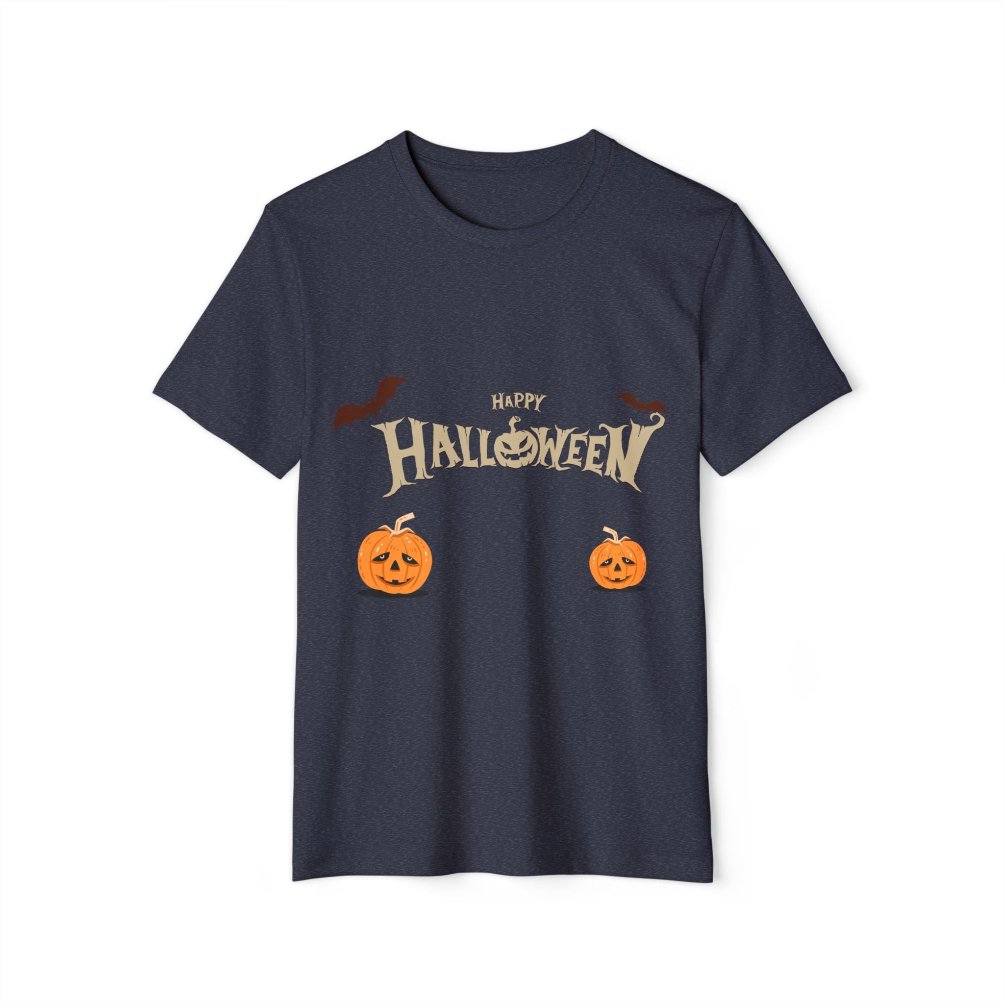 Halloween with Pumpkins | Unisex Recycled Organic T-Shirt