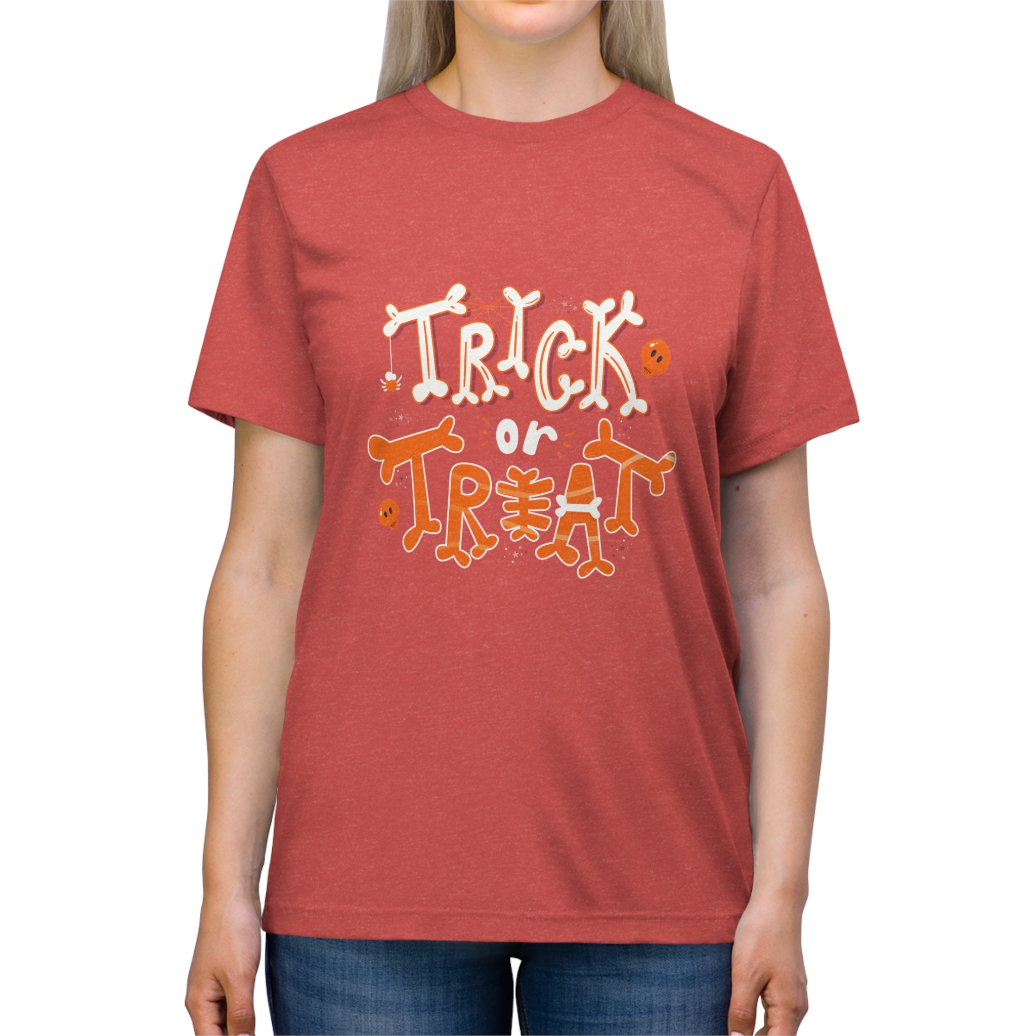 Halloween Trick or Treat | Unisex Triblend Tee