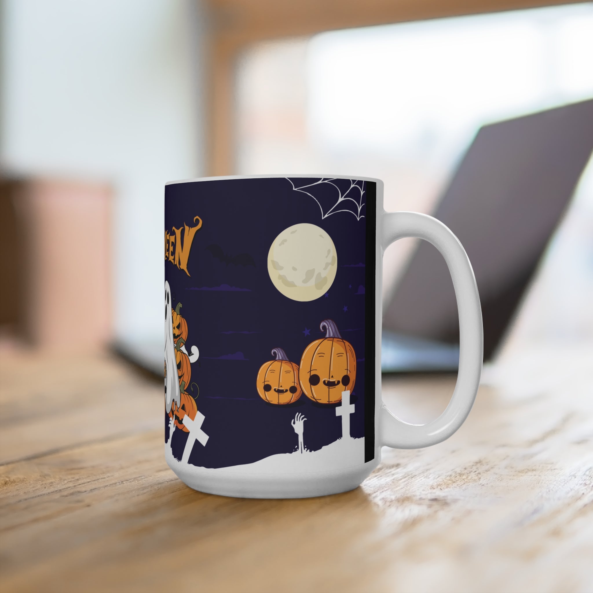 Happy Halloween with Skeleton | Mug