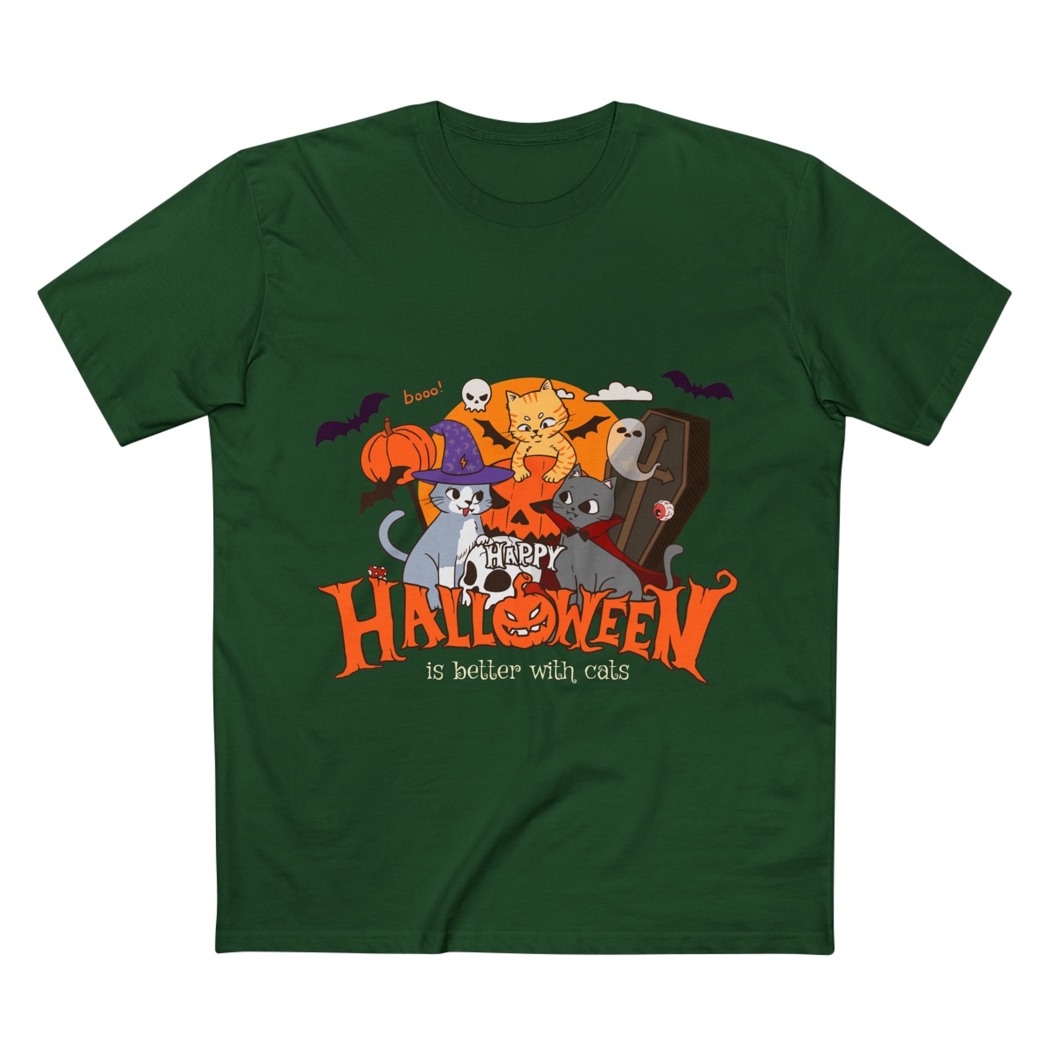 Halloween is Better with Cats | Men's Staple Tee