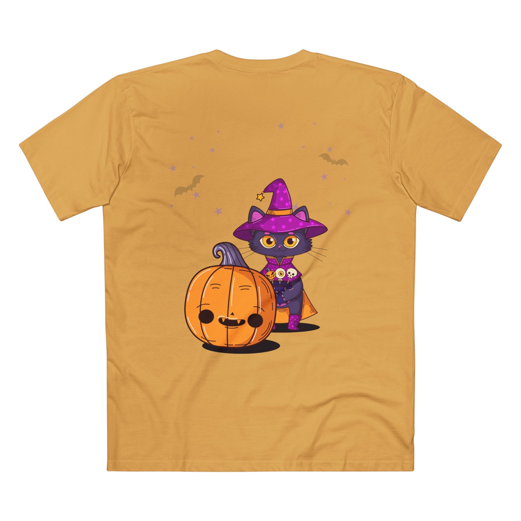 Halloween with Witch's Cats | Men's Staple Tee