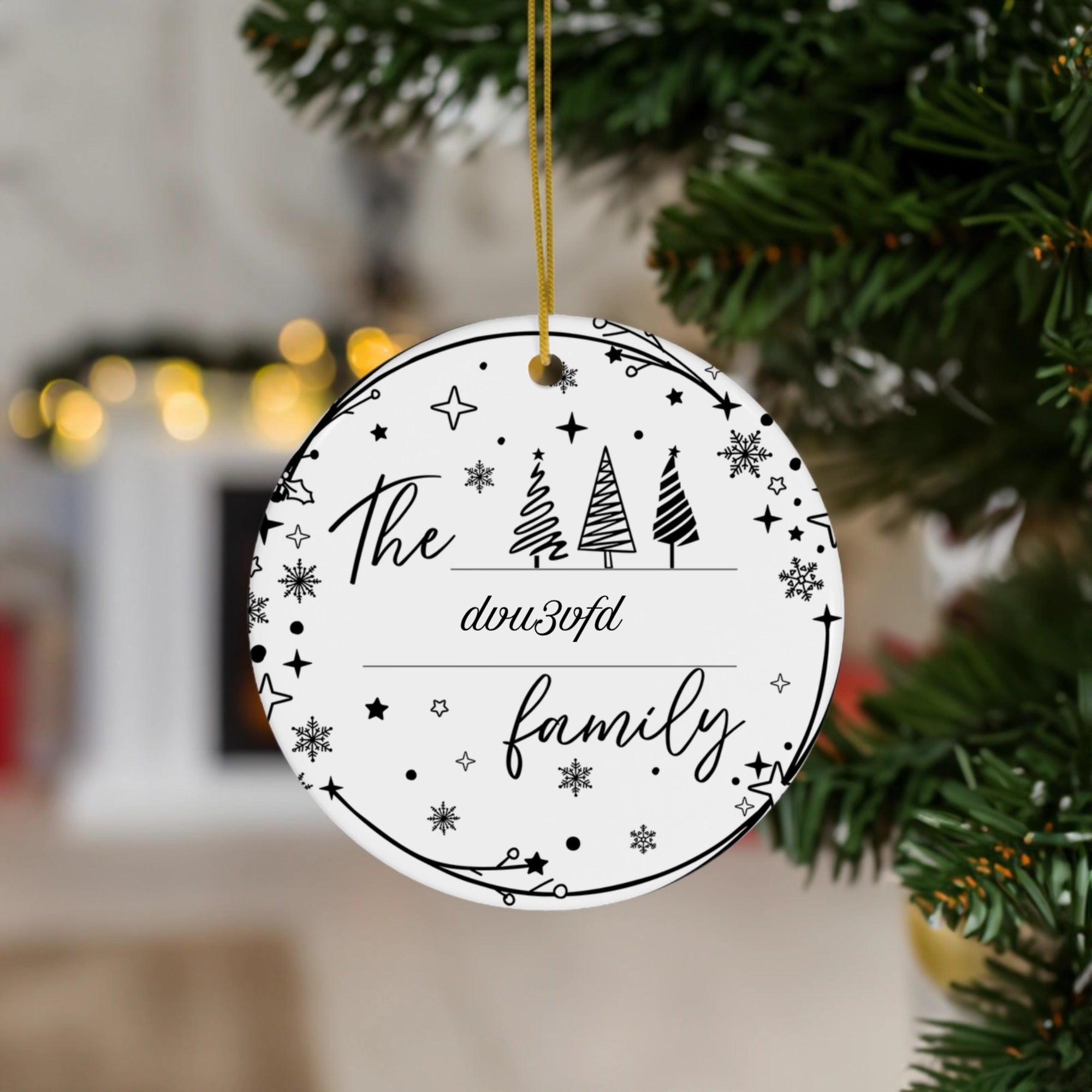 Home Sweet Home | Christmas in New Home State | Ceramic Ornament