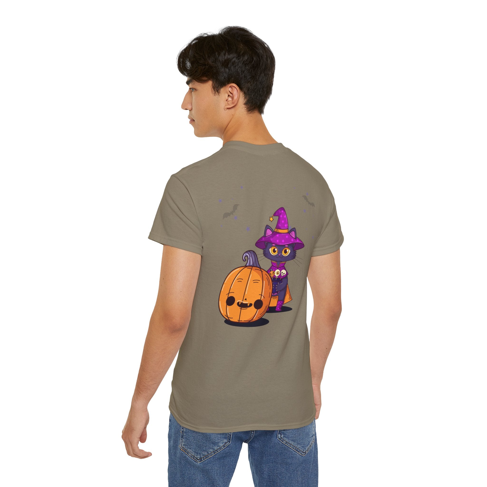 Halloween with Witch's Cats | Unisex Ultra Cotton Tee