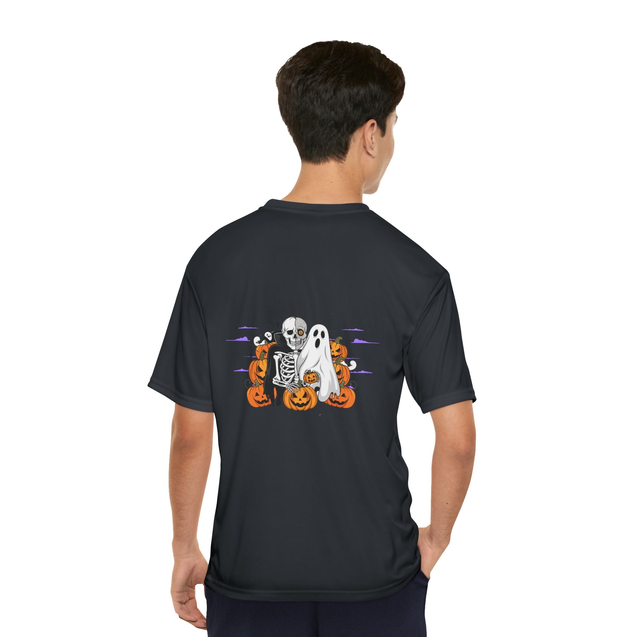 Halloween with Bats | Men's Performance T-Shirt