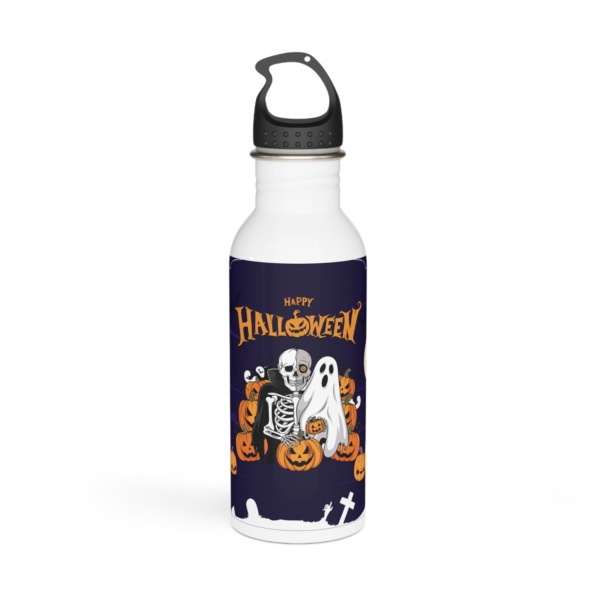 Halloween is Better with Skeleton | Stainless Steel Water Bottle
