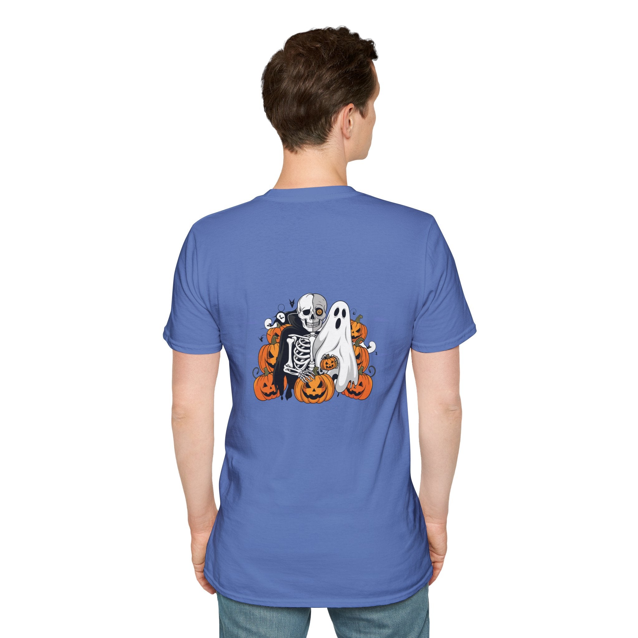 Halloween with Bats | Unisex Softstyle T-Shirt