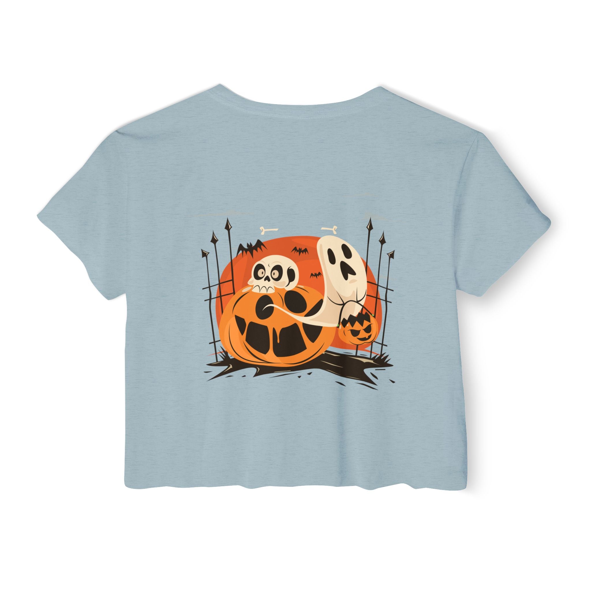 Halloween with Pumpkins | Women's Festival Crop Top
