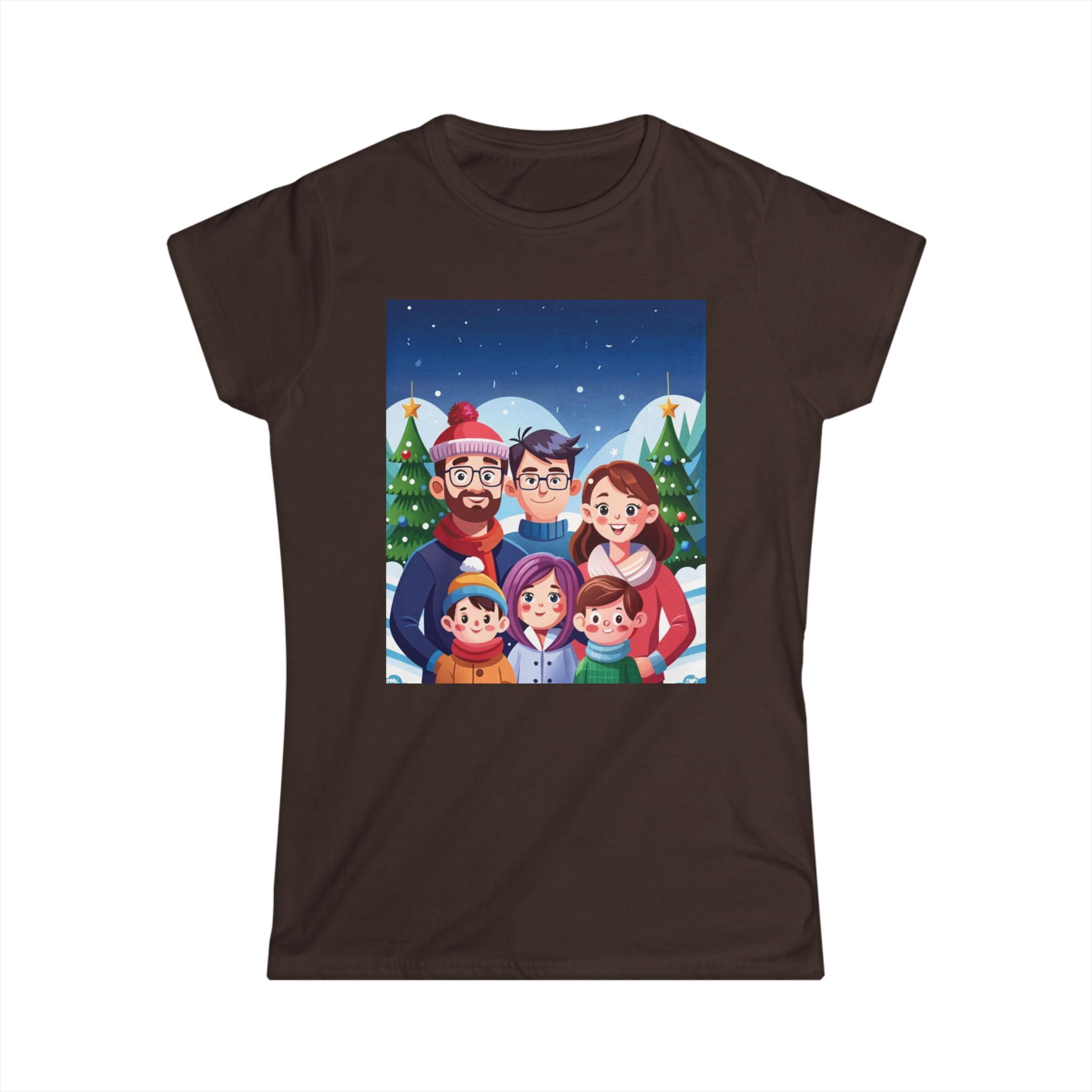 Happy Christmas Day Women's Softstyle Tee