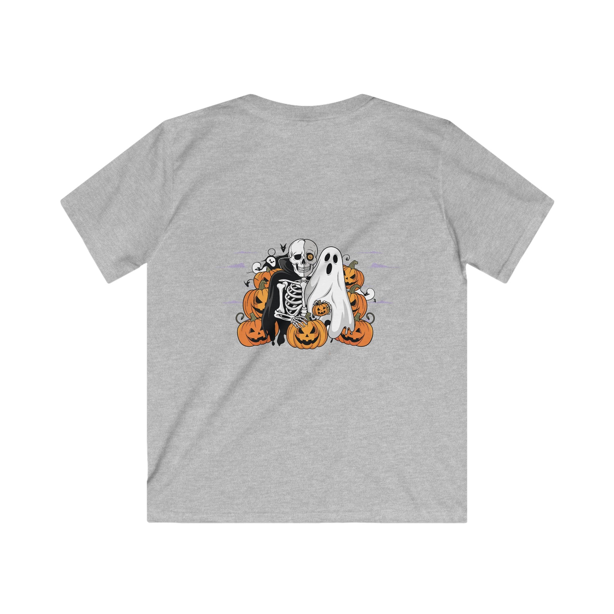 Halloween with Bats | Kids Softstyle Tee