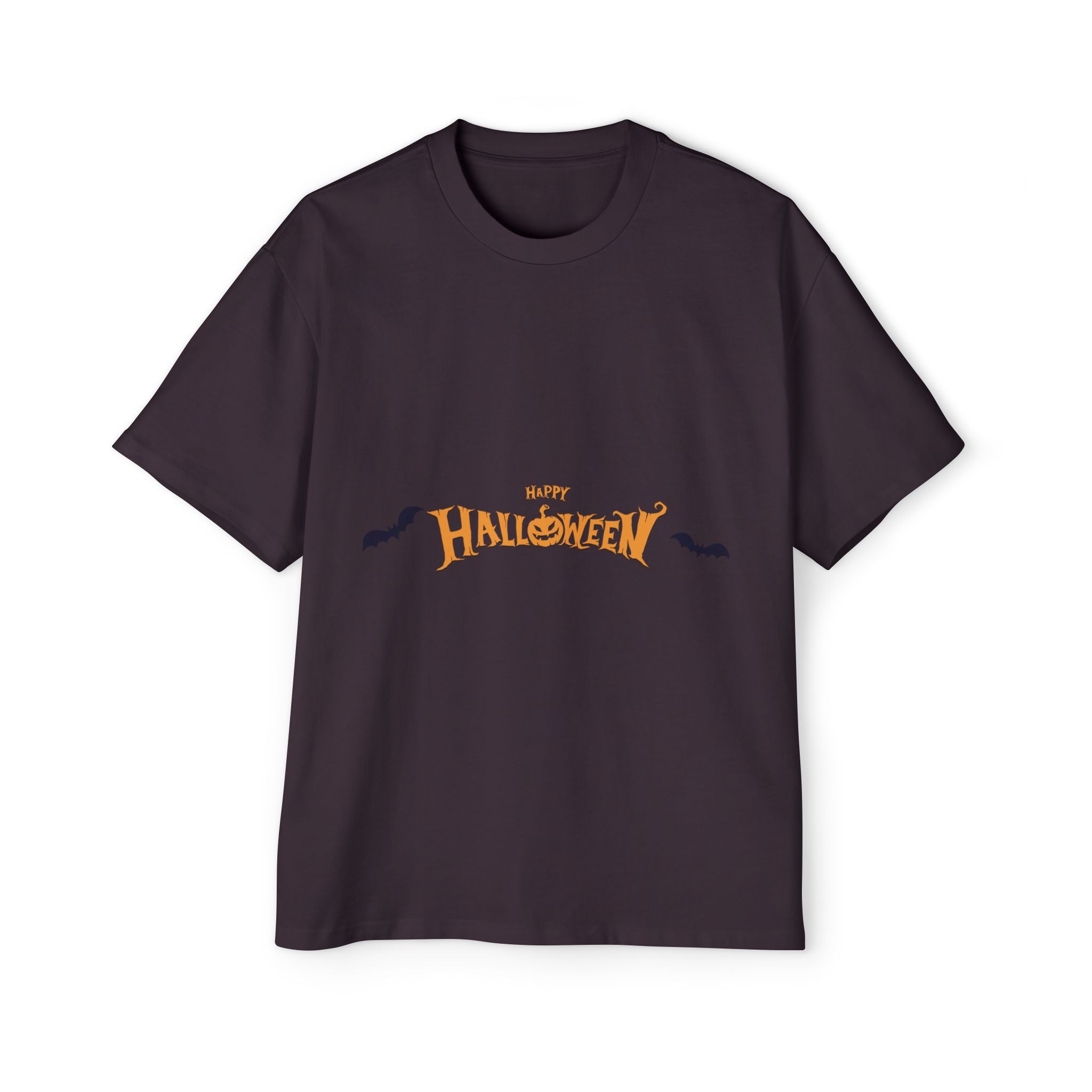 Halloween with Bats | Men's Heavy Oversized Tee