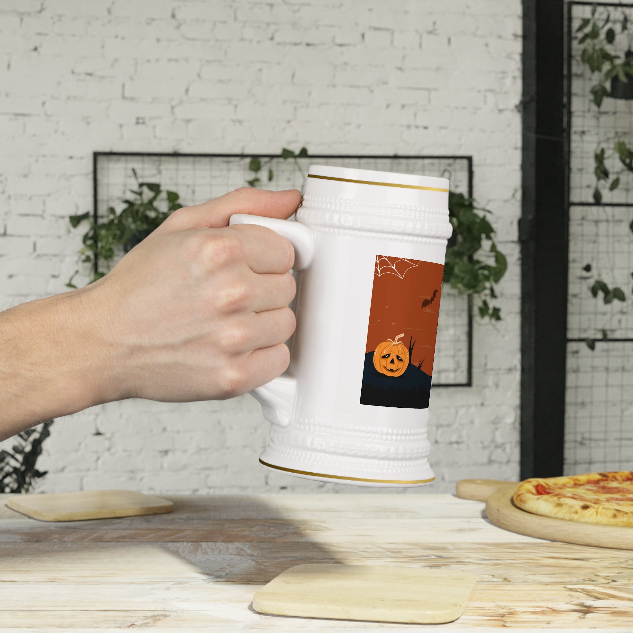 Happy Halloween with Pumpkin | Beer Stein Mug