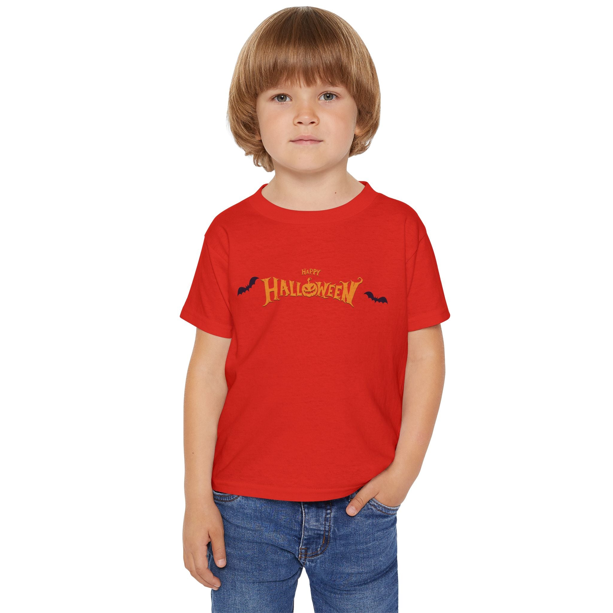 Halloween with Bats | Heavy Cotton Toddler T-shirt