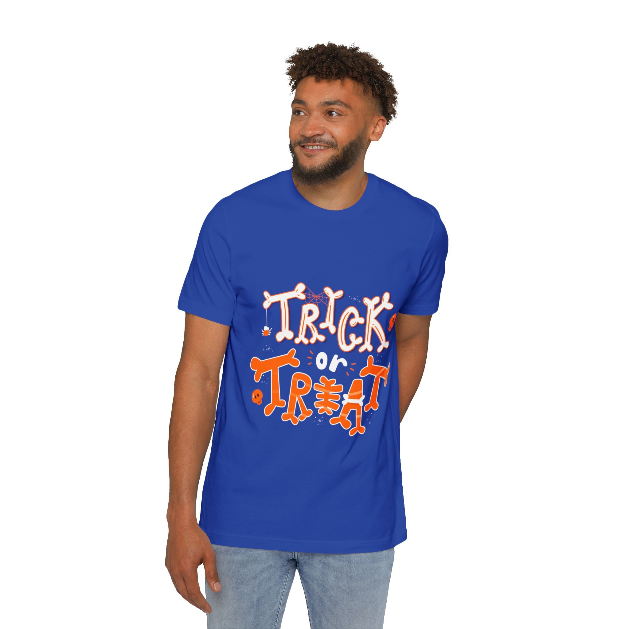 Halloween Trick or Treat | USA-Made Unisex Short-Sleeve Jersey T-Shirt