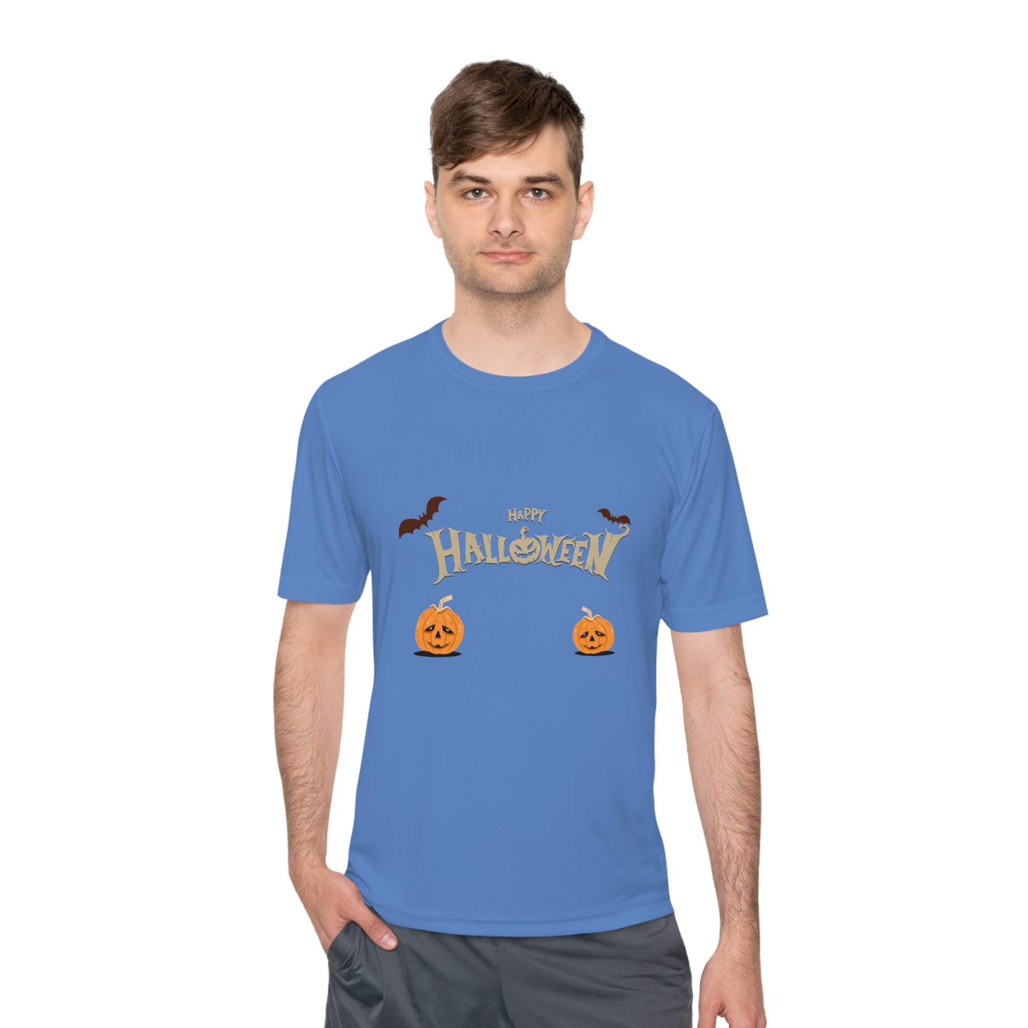 Halloween with Pumpkins | Unisex Moisture Wicking Tee