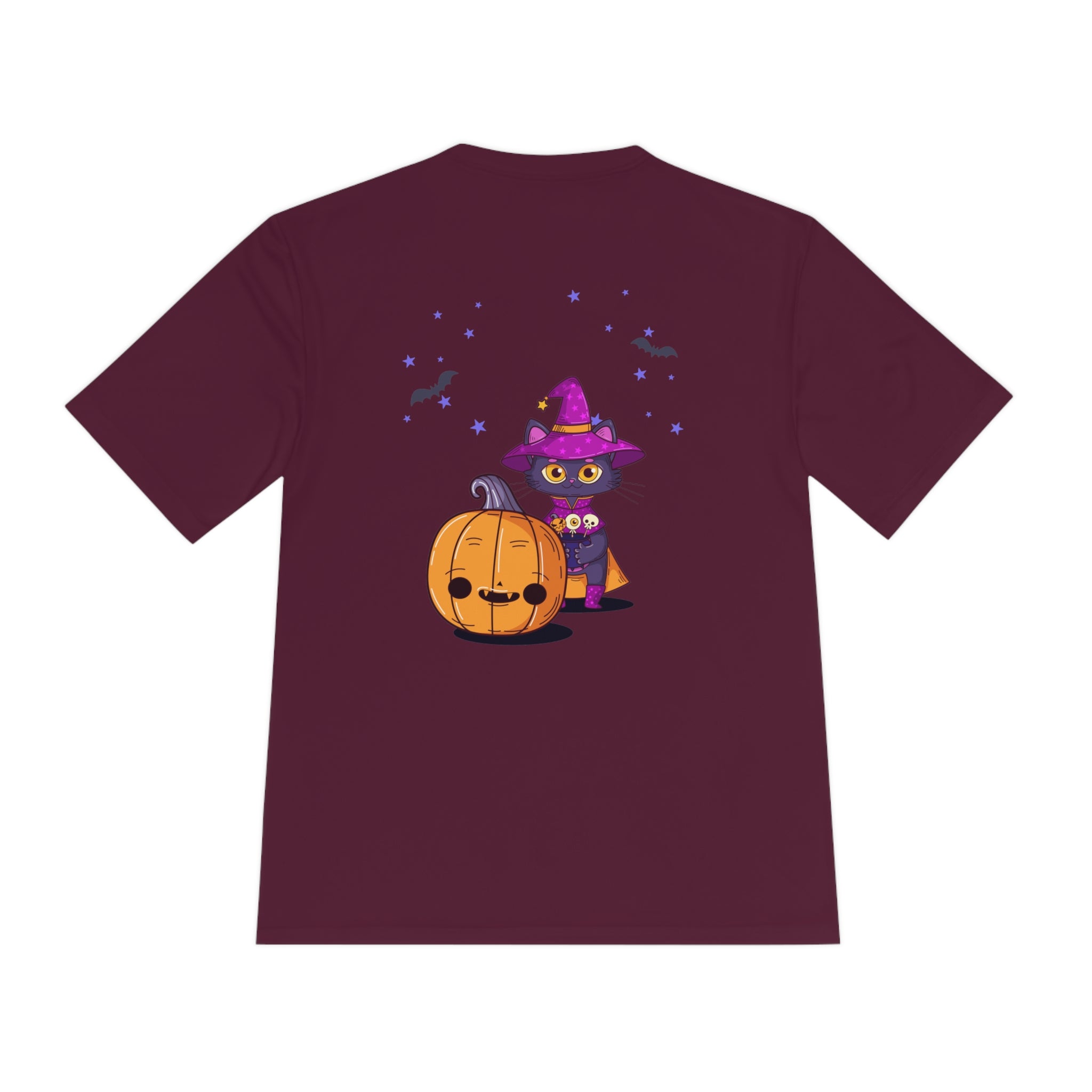 Halloween with Witch's Cats | Unisex Moisture Wicking Tee