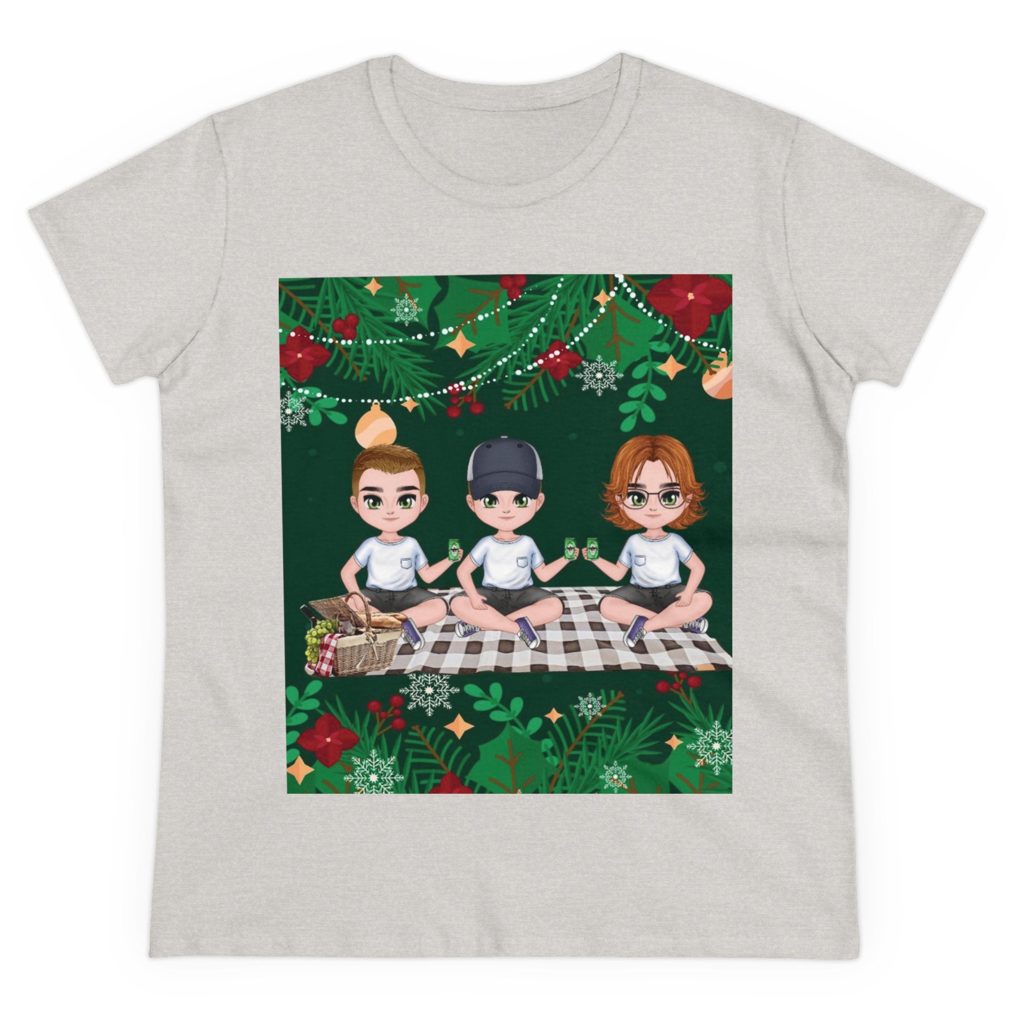 Happy Christmas Day | Women's Midweight Cotton Tee