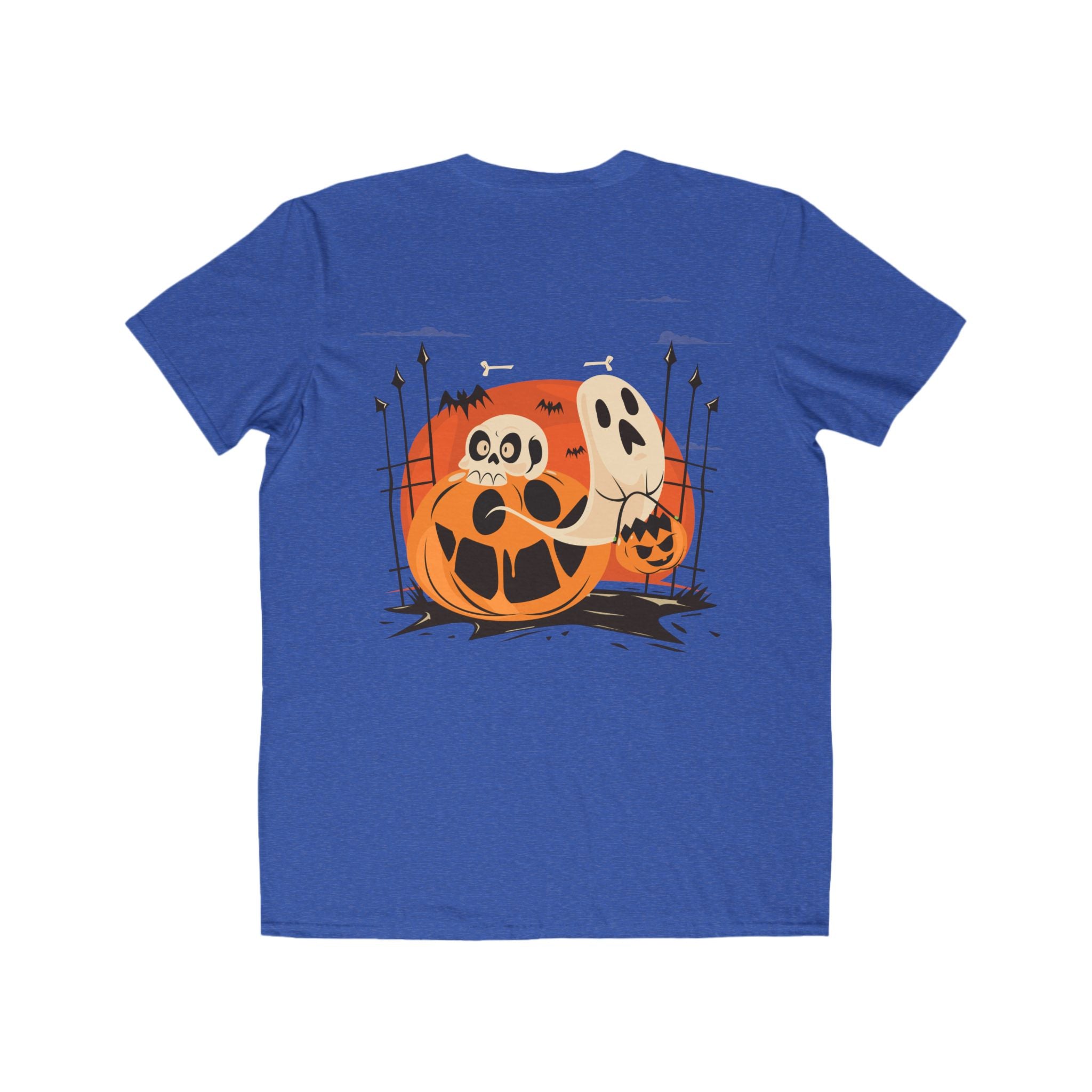 Halloween with Pumpkins | Men's Lightweight Fashion Tee