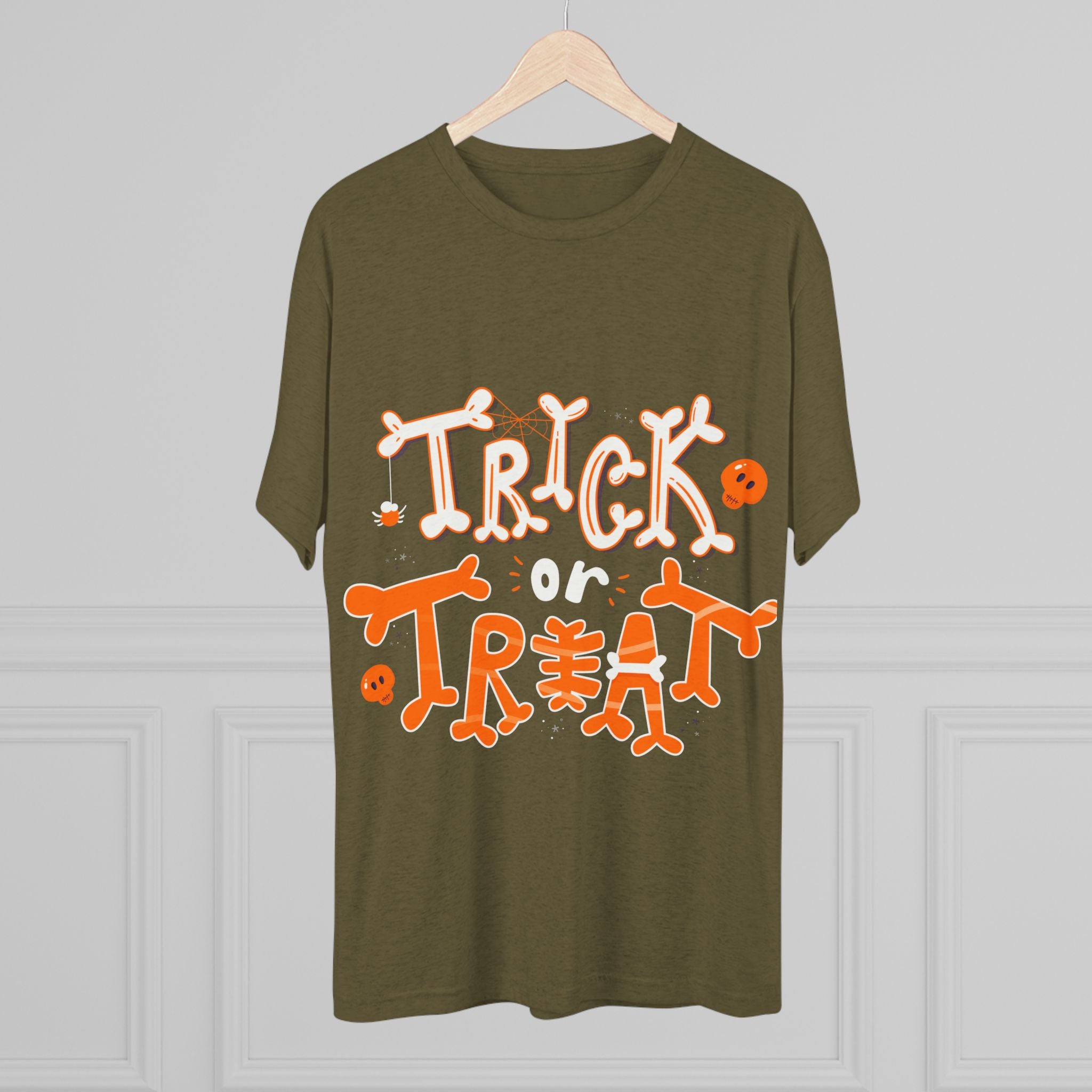 Halloween Trick or Treat | Unisex Tri-Blend Crew Tee
