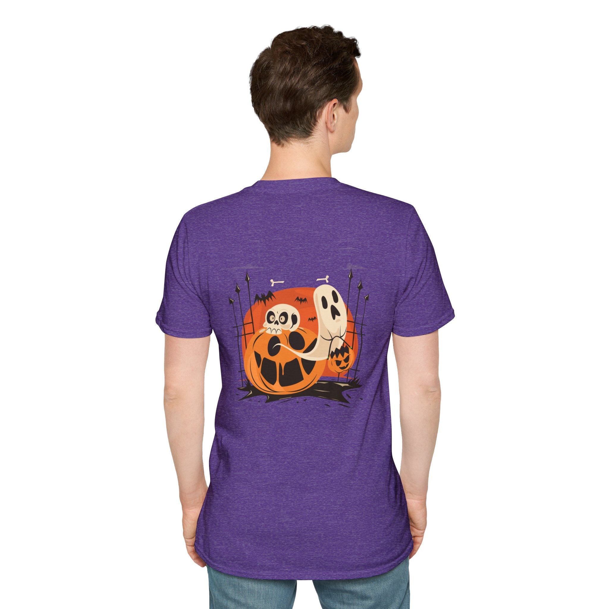 Halloween with Pumpkins | Unisex Softstyle T-Shirt