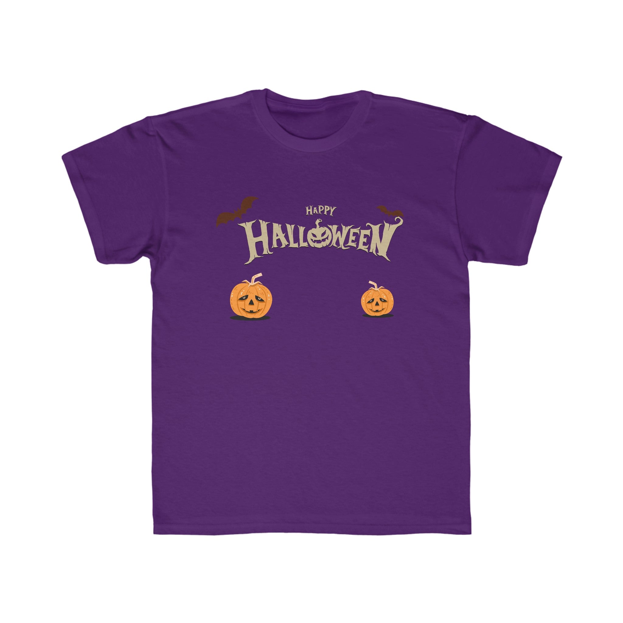 Halloween with Bats | Kids Regular Fit Tee