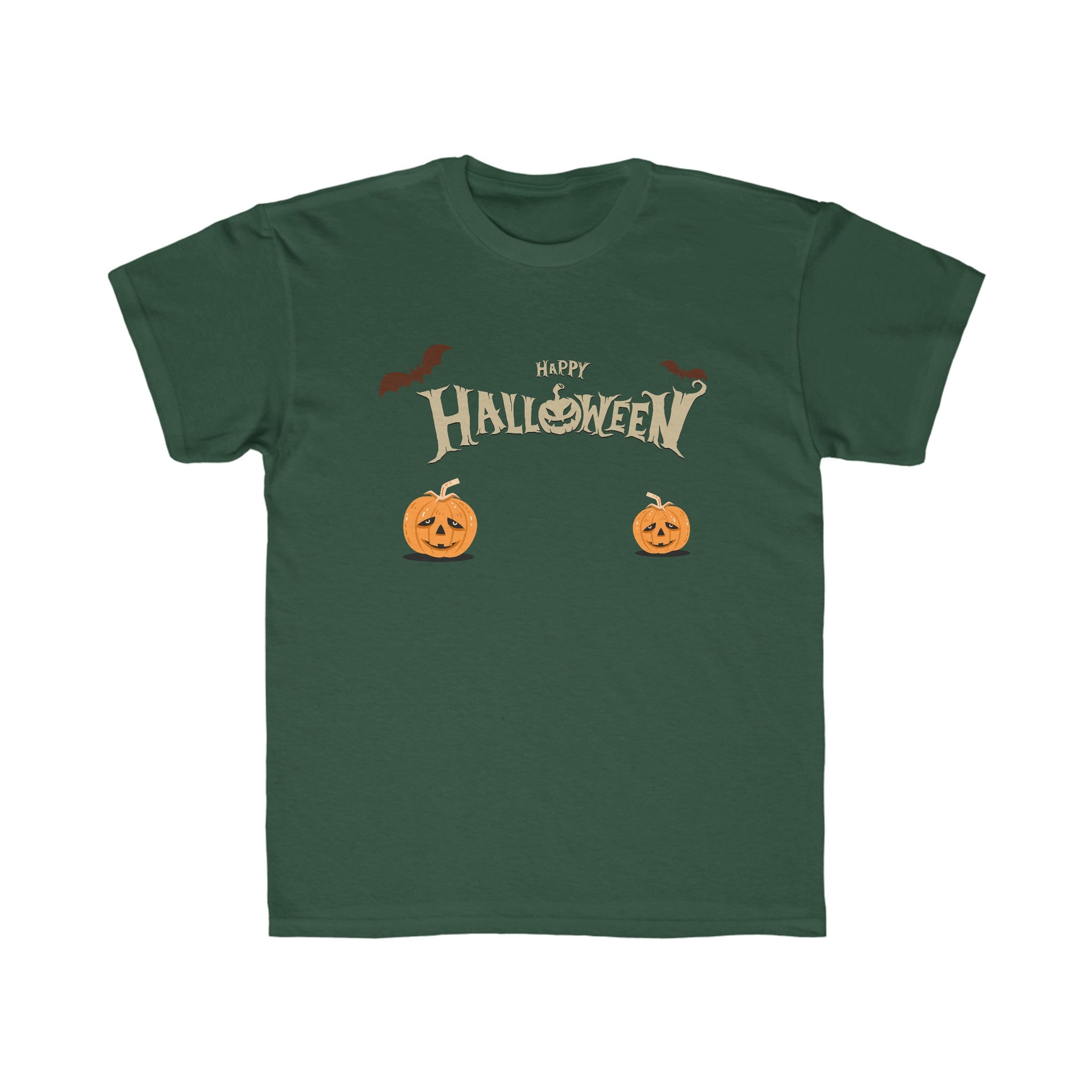 Halloween with Bats | Kids Regular Fit Tee