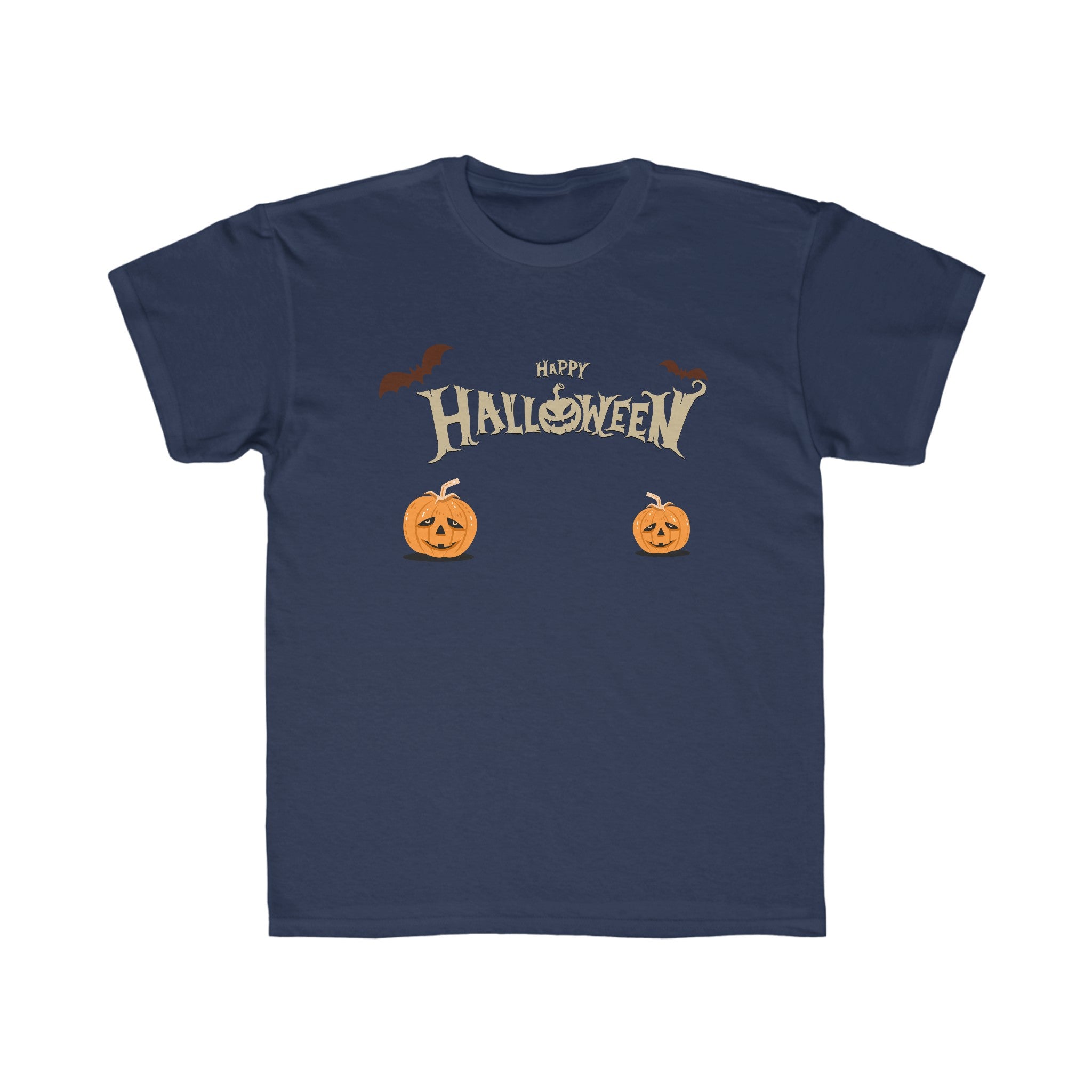 Halloween with Bats | Kids Regular Fit Tee