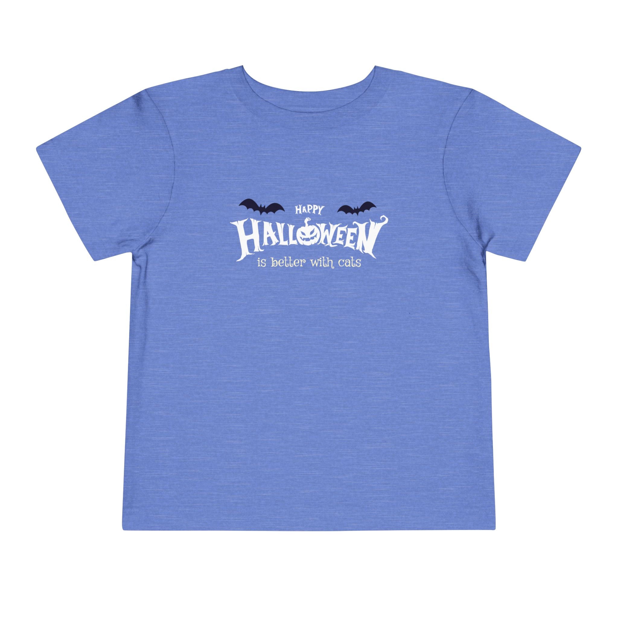 Halloween with Witch's Cats | Toddler Short Sleeve Tee