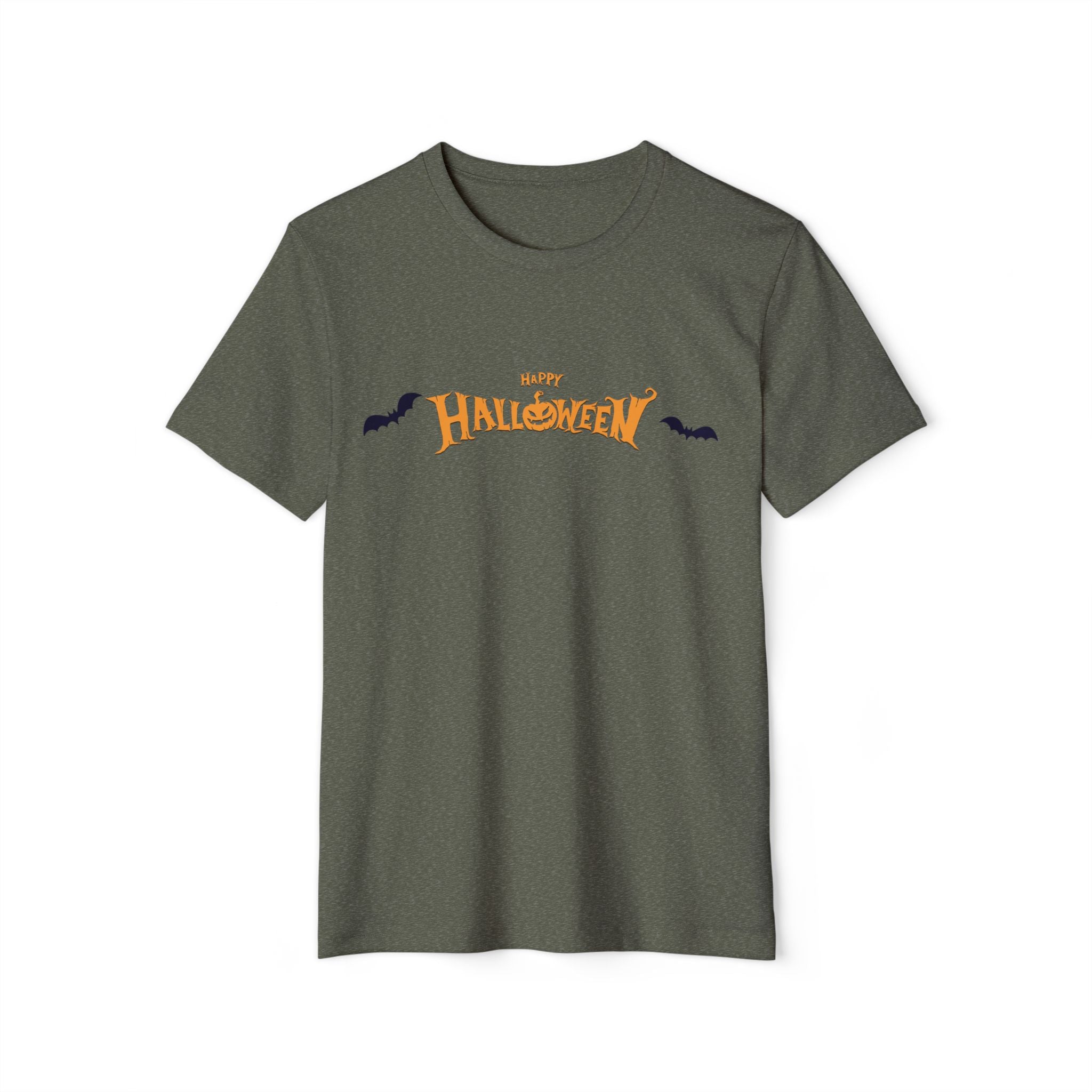 Halloween with Bats | Unisex Recycled Organic T-Shirt
