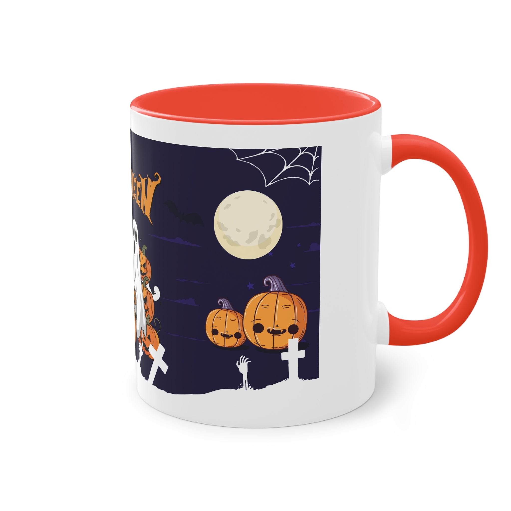 Halloween is Better with Skeleton | Two-Tone Coffee Mug