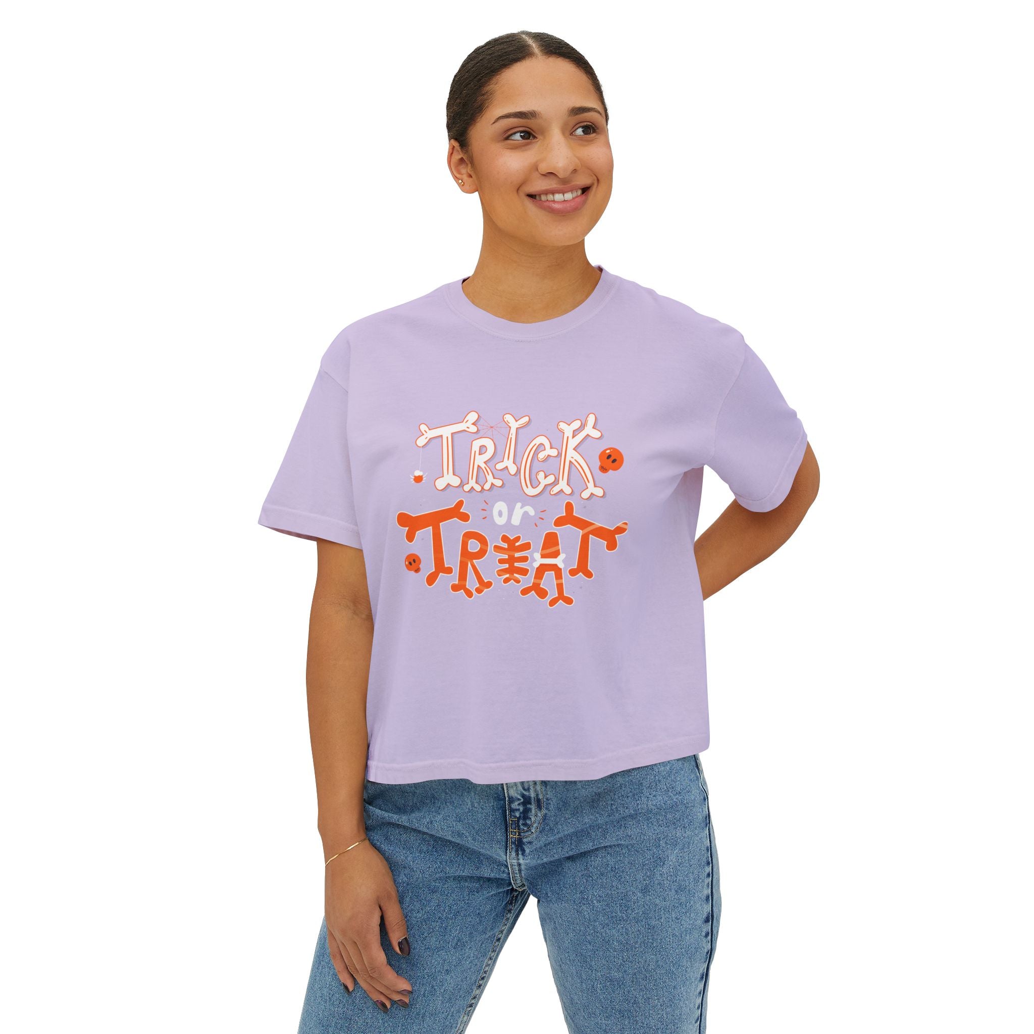 Halloween Trick or Treat | Women's Boxy Tee