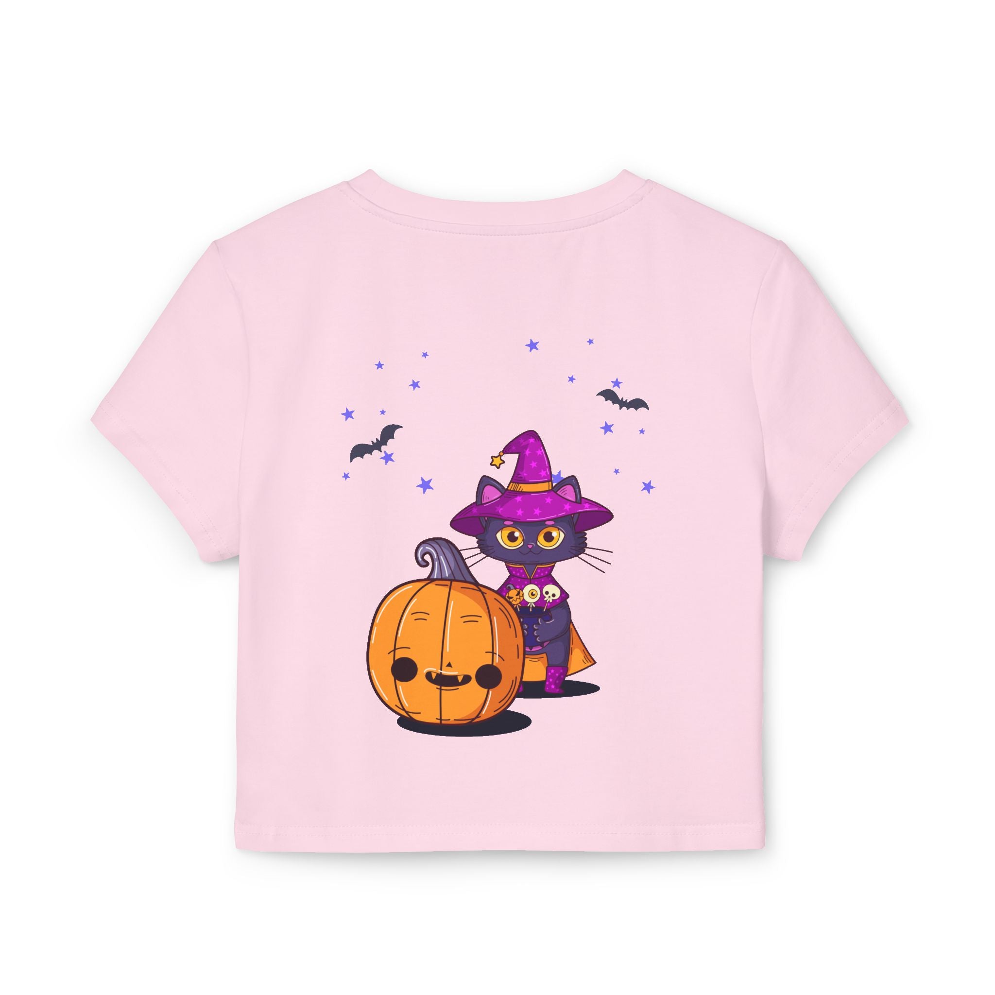 Halloween with Witch's Cats | Women's Baby Tee