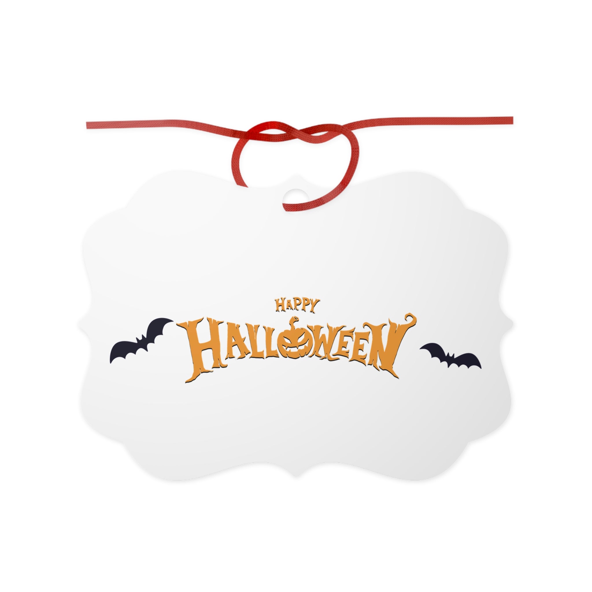 Halloween with Bats | Aluminum Ornaments