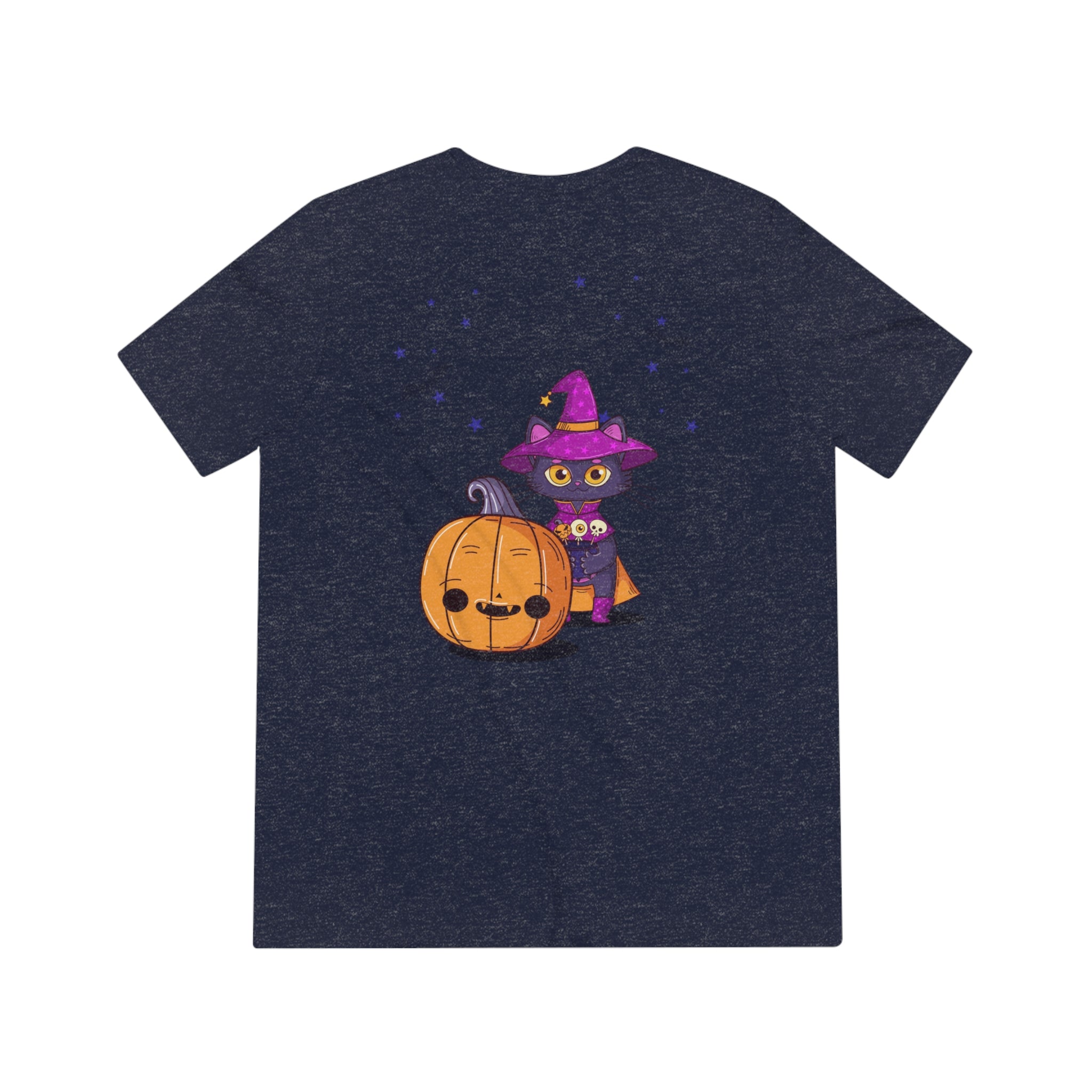 Halloween with Witch's Cats | Unisex Triblend Tee