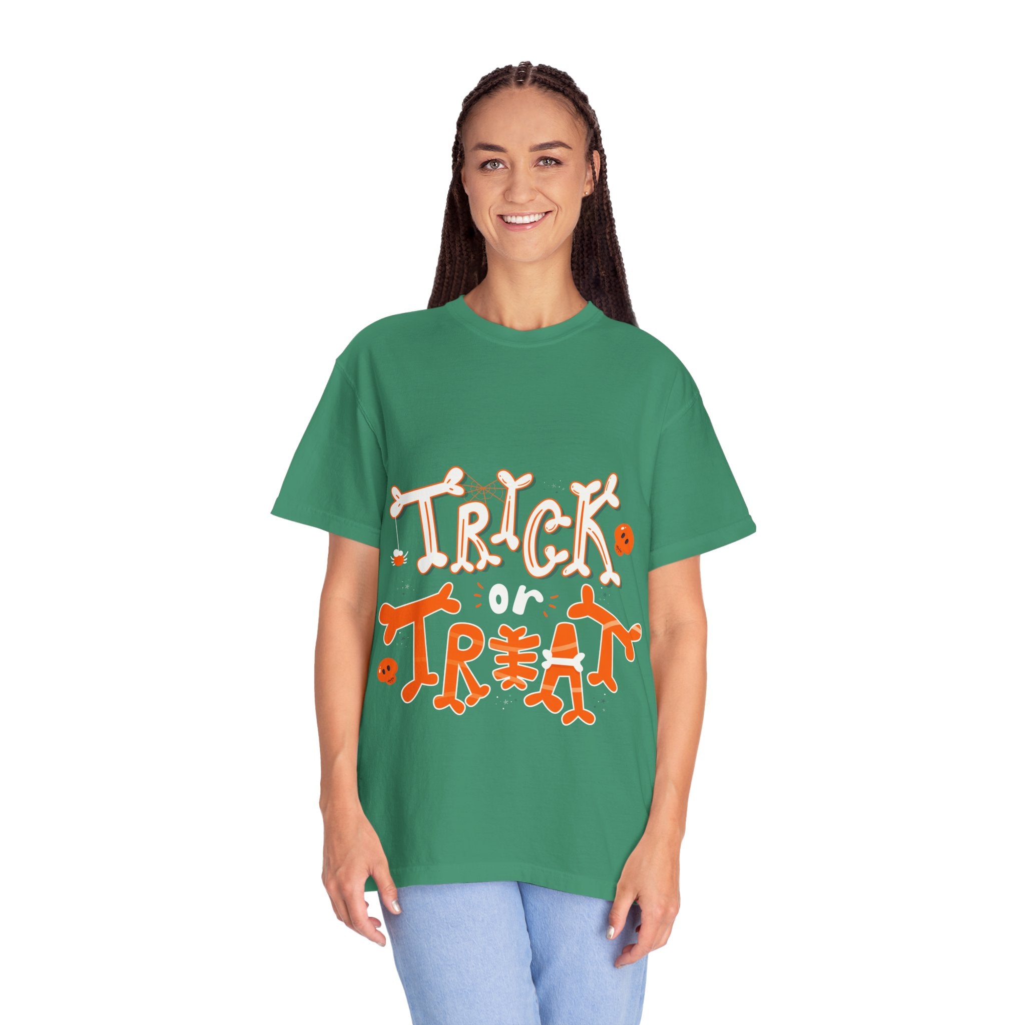 Halloween Trick or Treat  | Unisex Garment-Dyed T-shirt