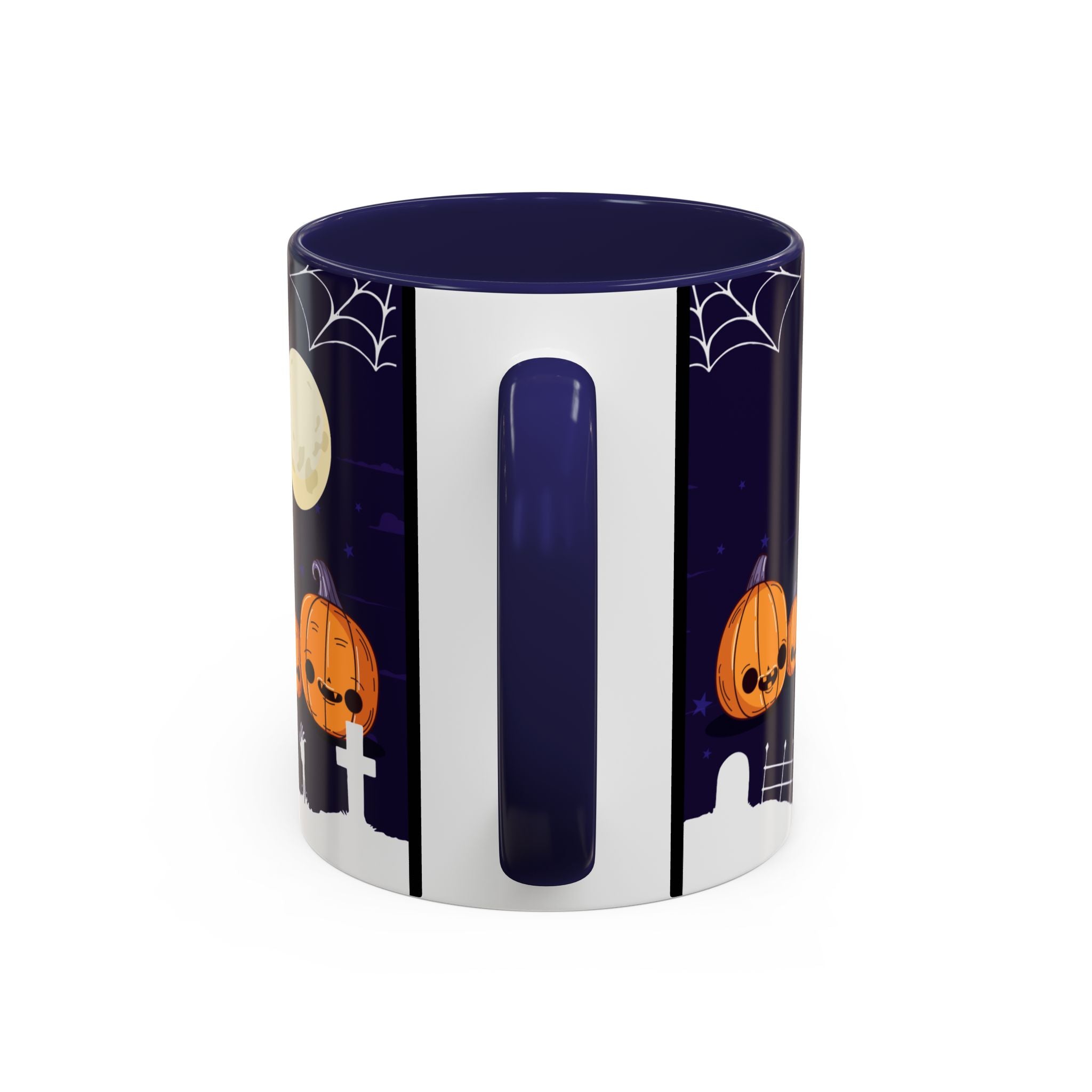 Happy Halloween with Skeleton | Accent Coffee Mug
